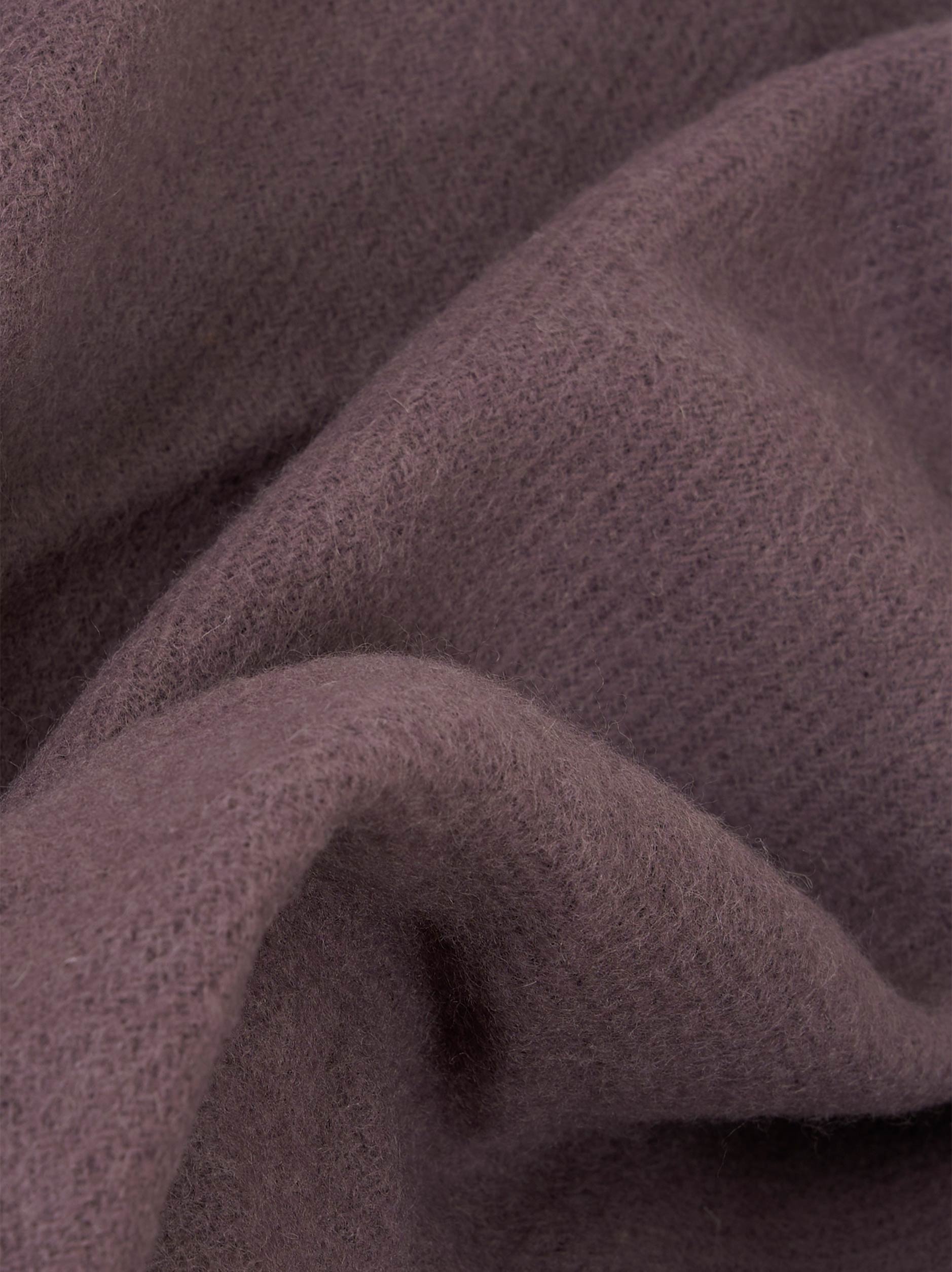 Large Wool Blanket Lupin / 94.49"L x 98.43"W