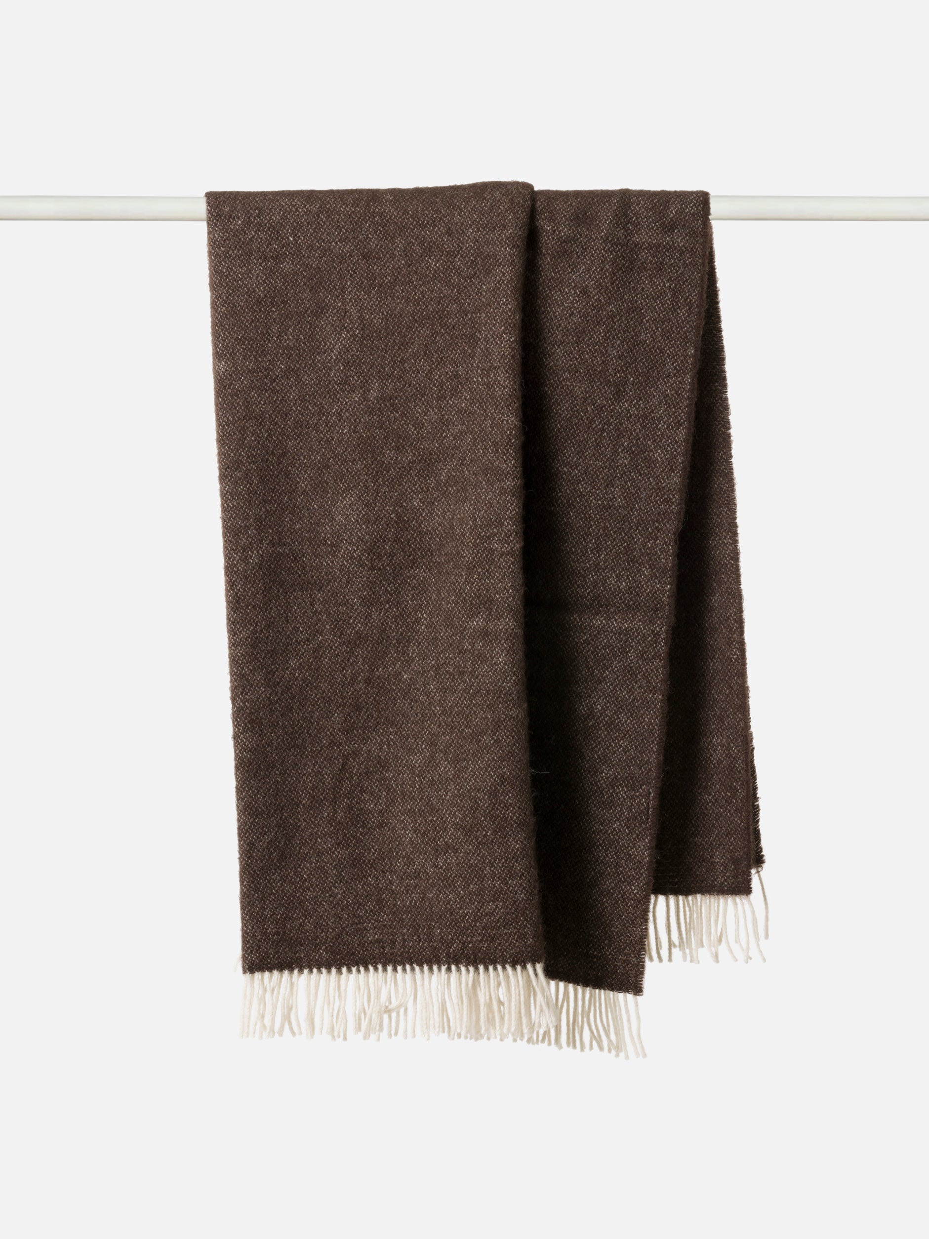 Wool Throw Cocoa / 51.18" x 70.86"