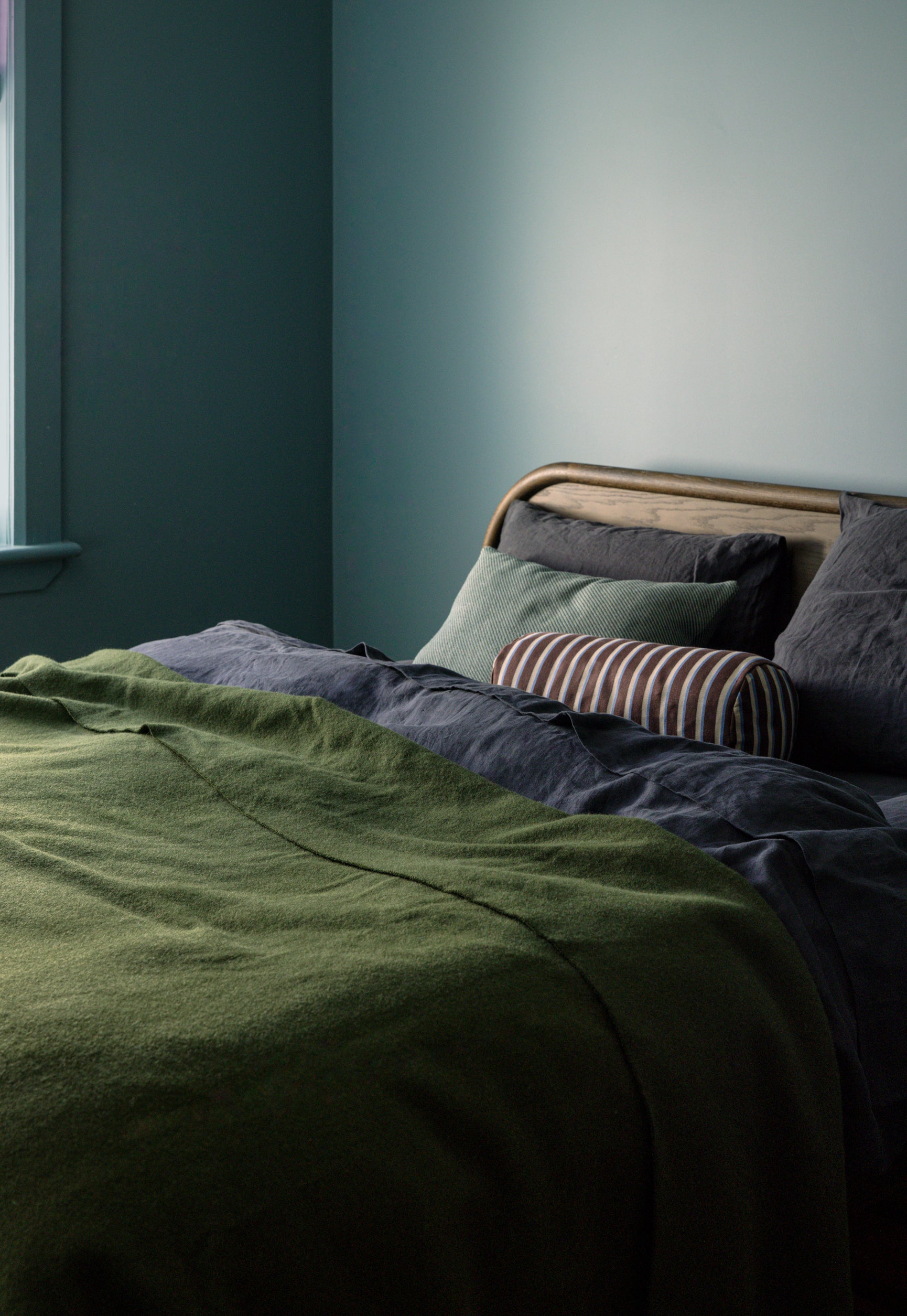 Wool Blanket Moss / Medium