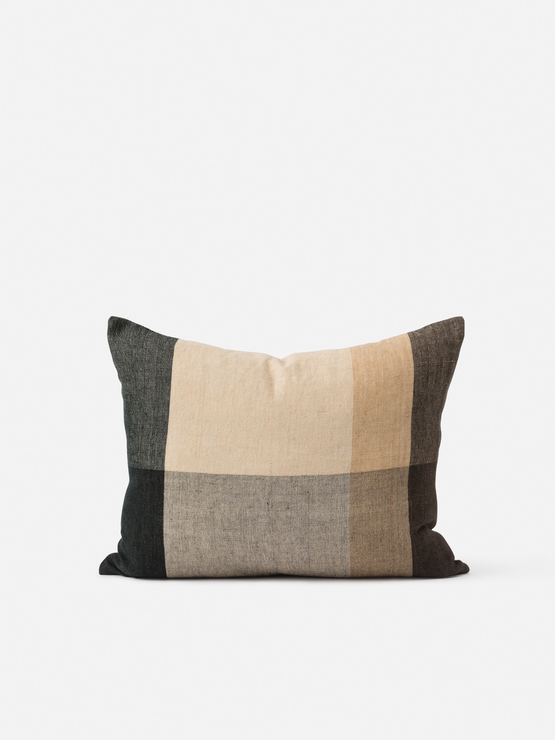 Morandi Handwoven Linen Cushion Cover Multi / 21.65" x 17.71"
