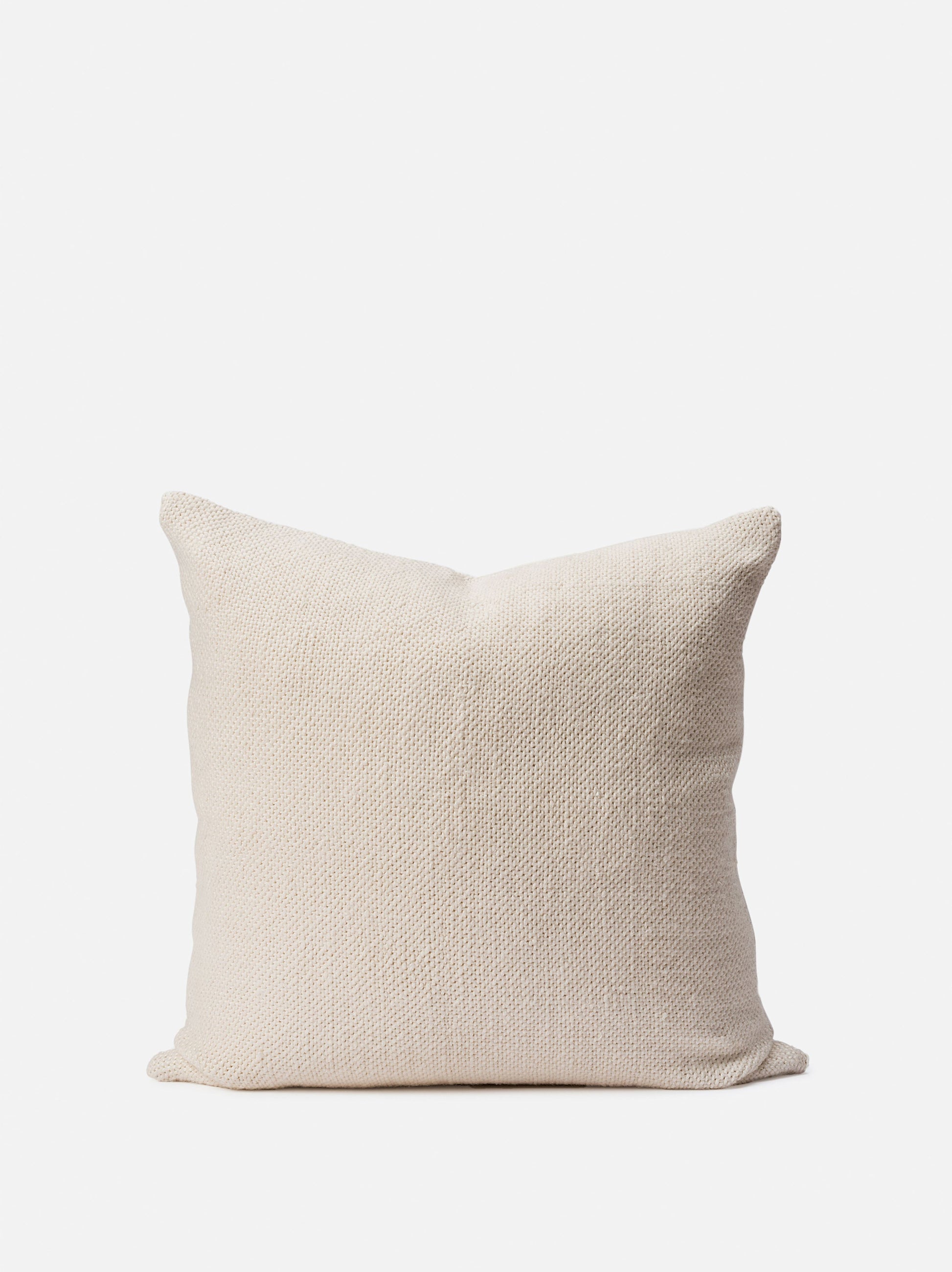 Villa Linen Cushion Cover Chalk / 21.65"L x 21.65"W