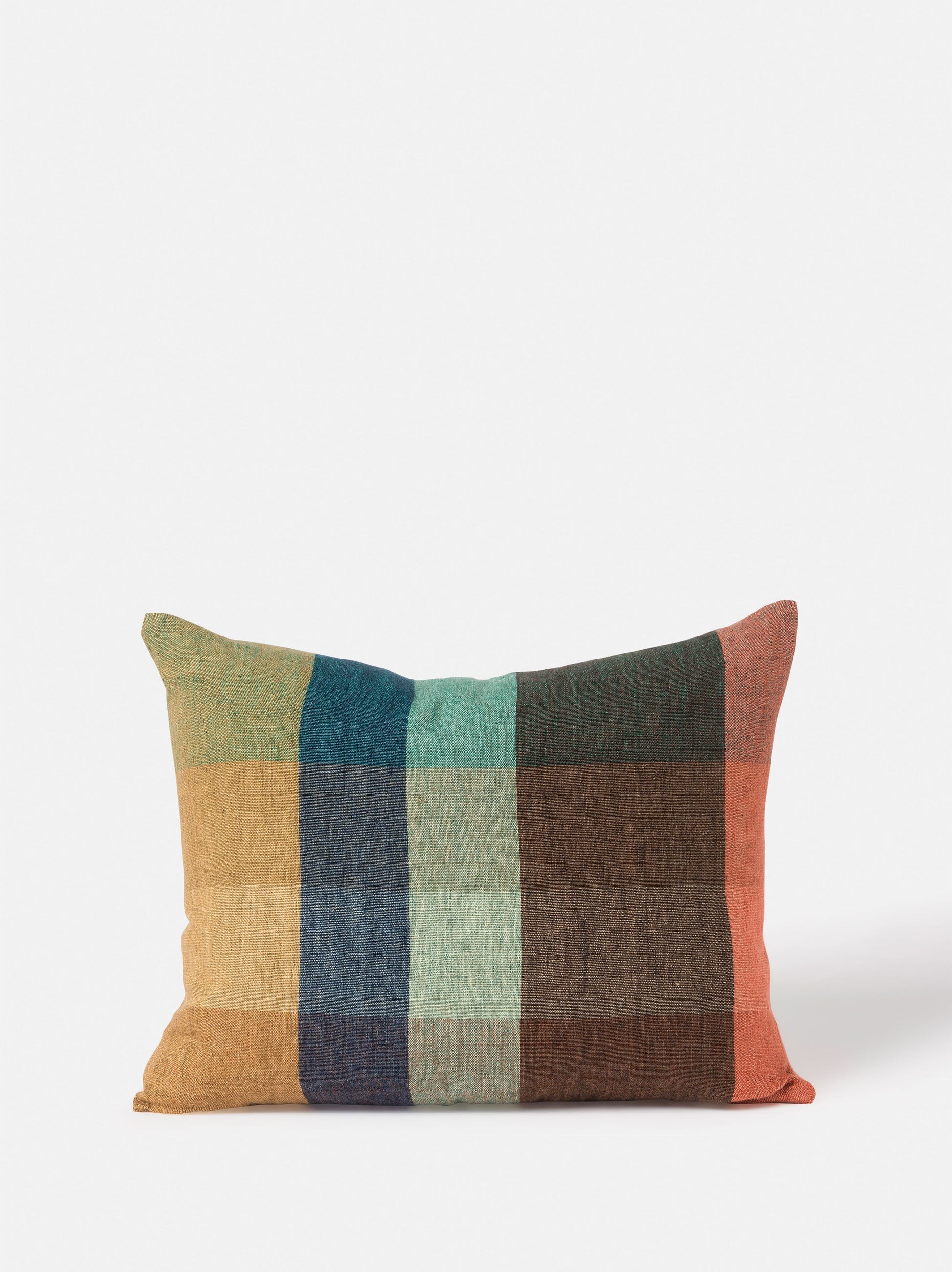 Cabin Linen Cushion Cover Kermit/Multi / 21.65"L x 17.71"W