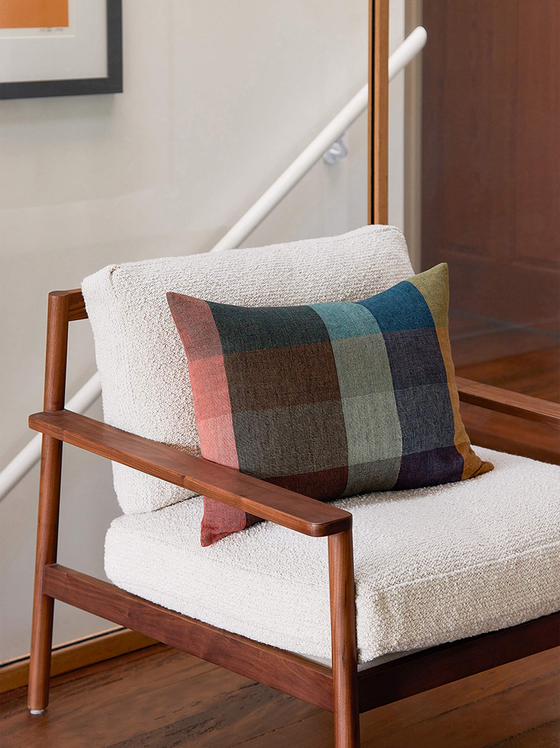 Cabin Linen Cushion Cover Kermit/Multi / 21.65"L x 17.71"W