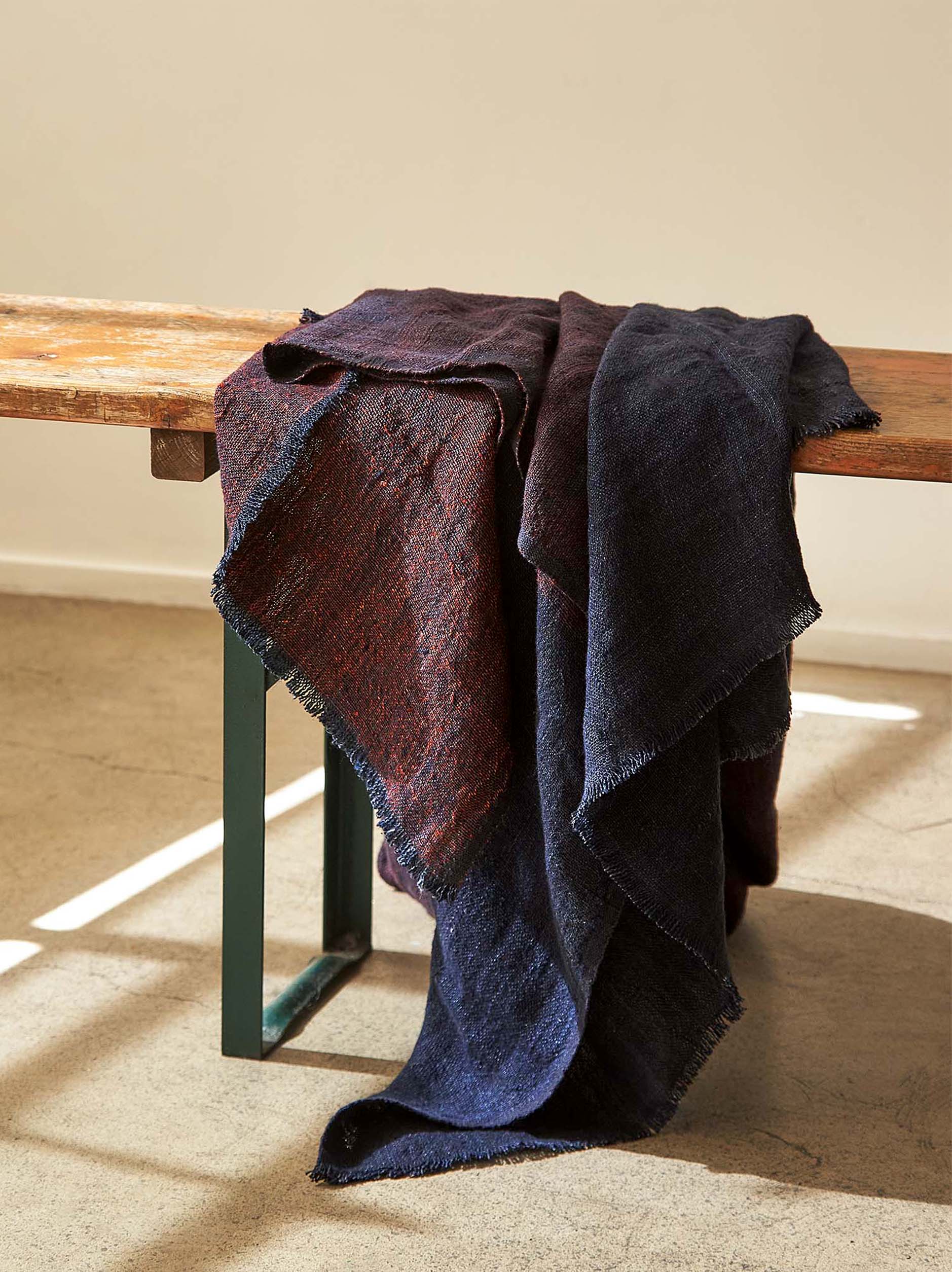 Rothko Throw Midnight/Multi / 55.11"L x 70.86"W