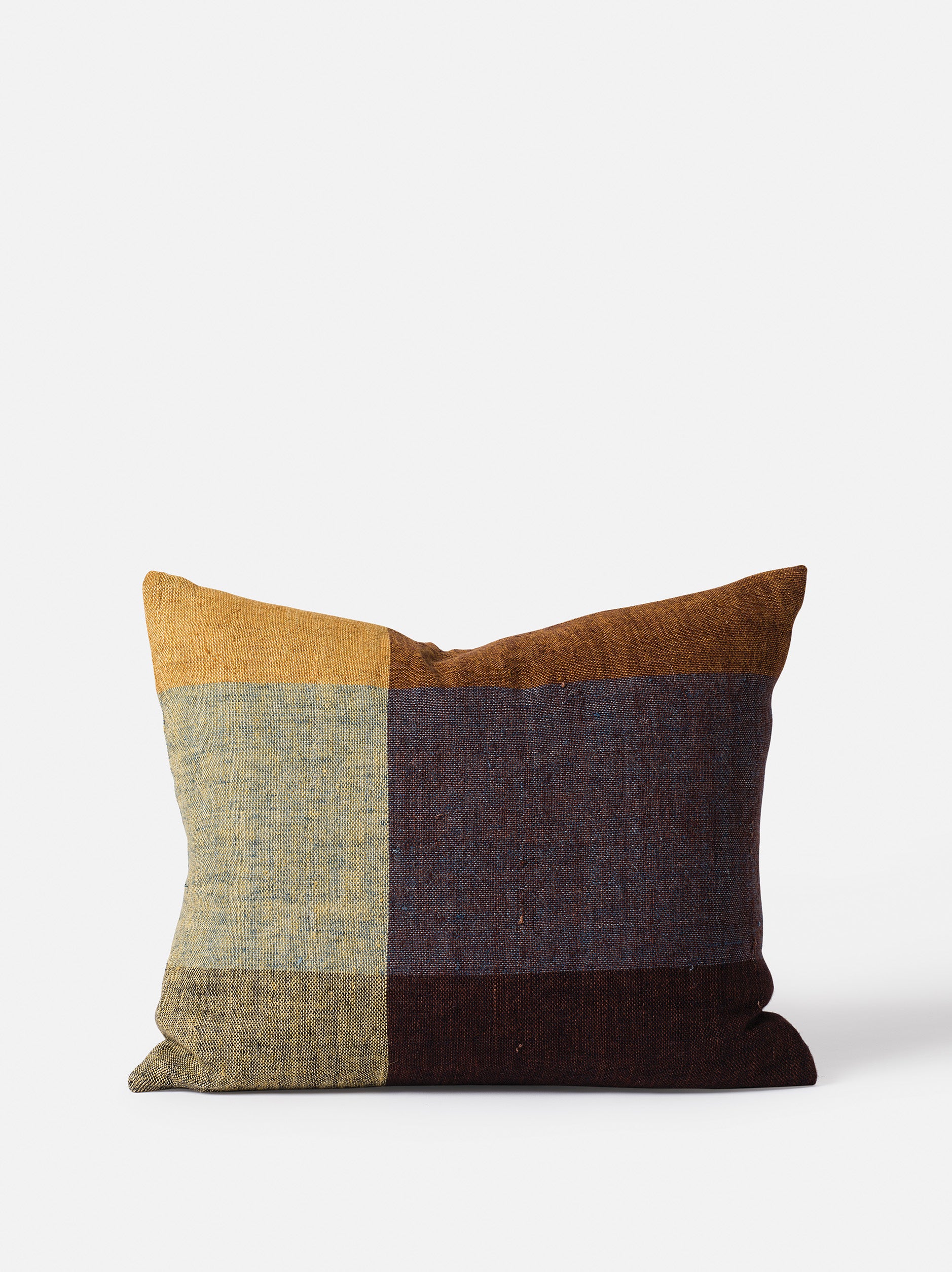 Miro Cushion Cover Custard/Multi / 21.65"L x 17.71"W