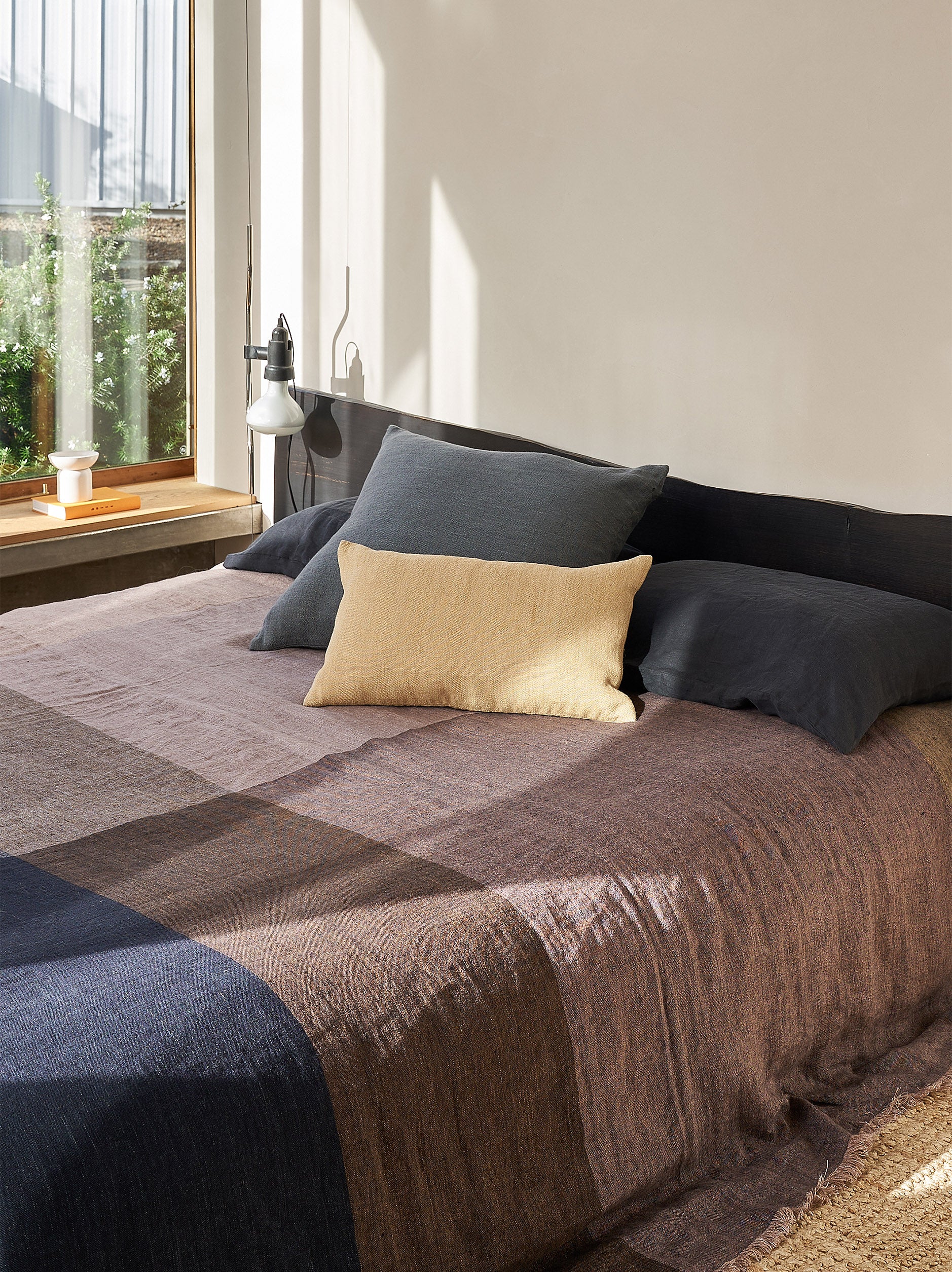 Morandi Bedspread Shiitake/Multi / 106.30"L x 114.17"W