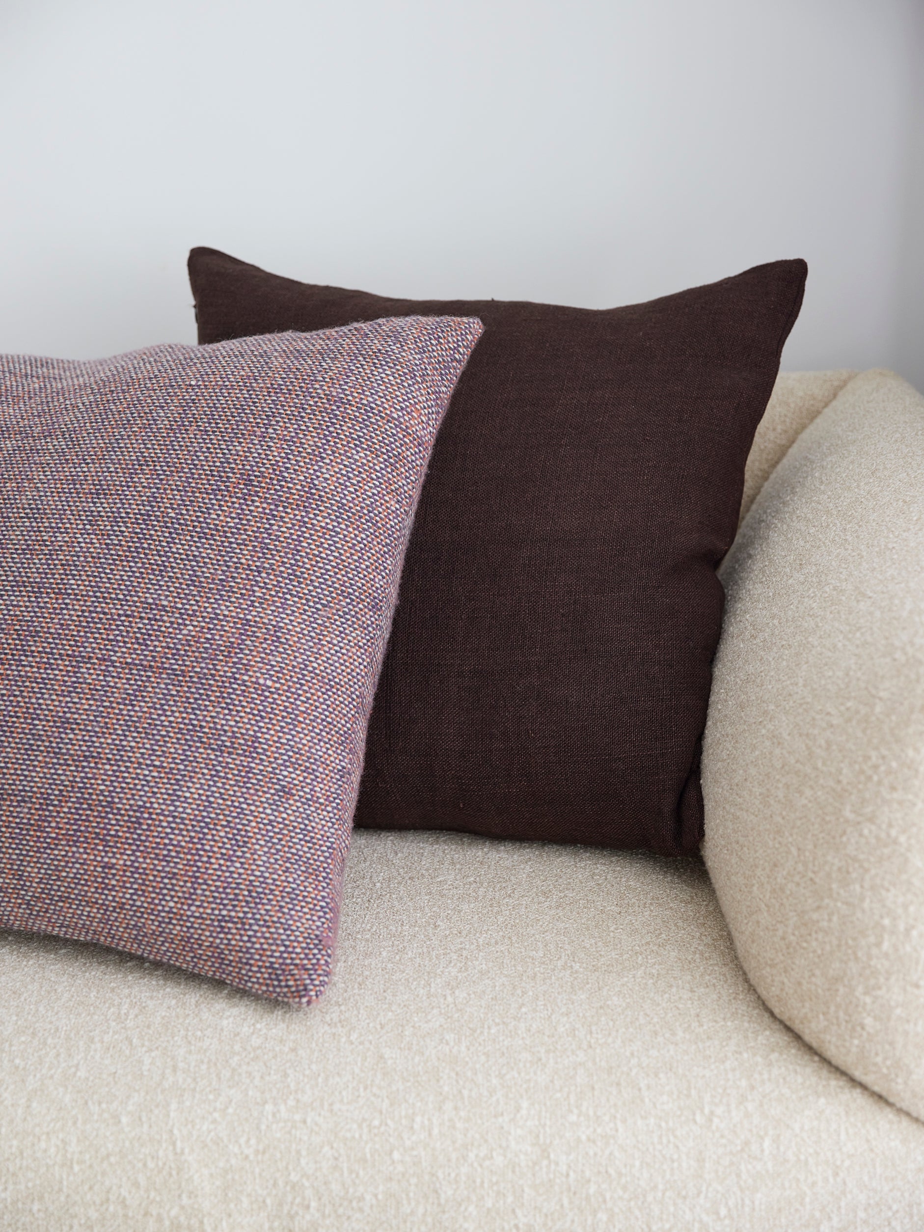 Heavy Linen Cushion Cover Rye / 21.65" x 21.65"