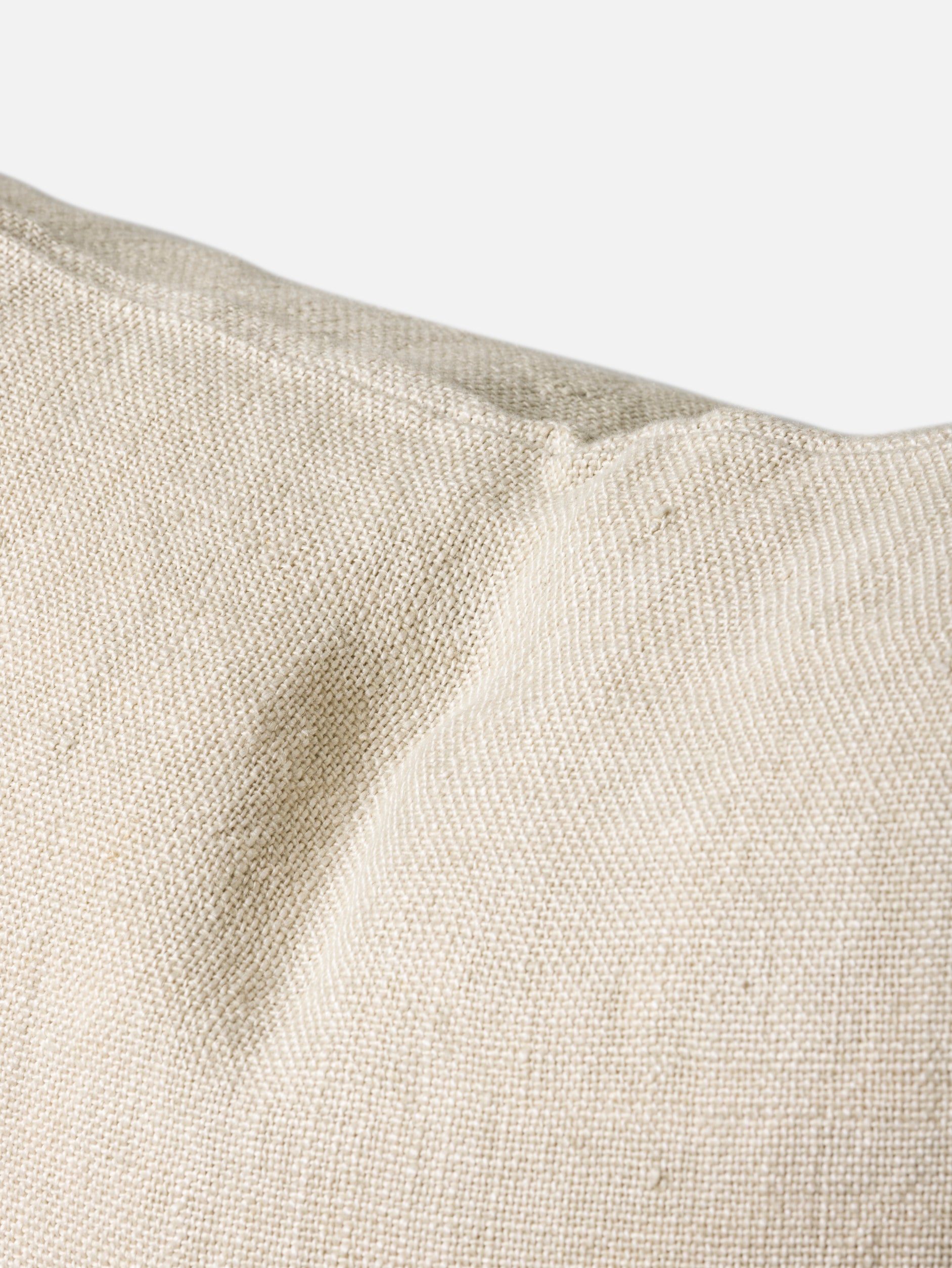 Heavy Linen Cushion Cover Oat / 21.65" x 21.65"