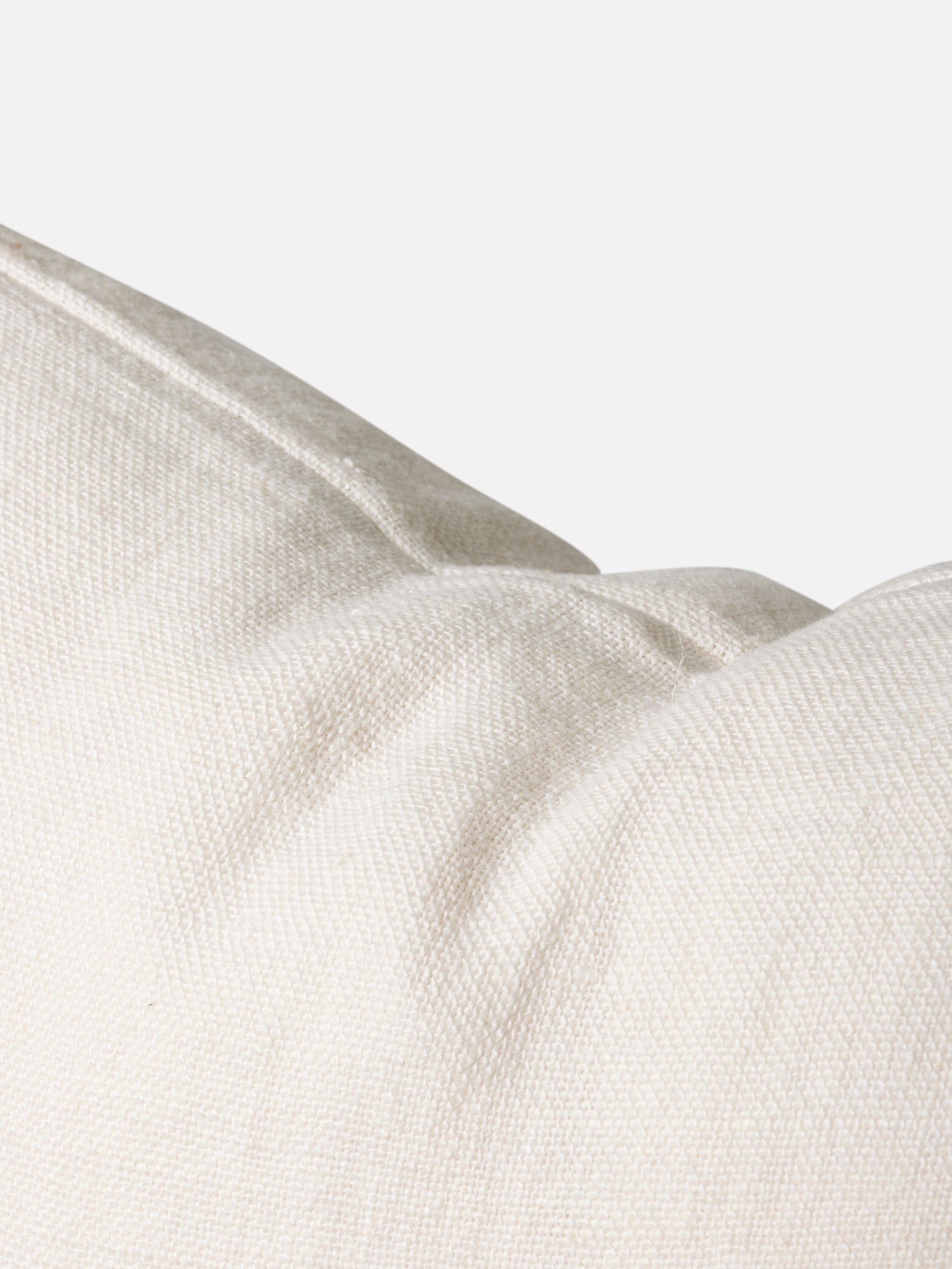 Heavy Linen Cushion Cover Ivory / 21.65" x 21.65"