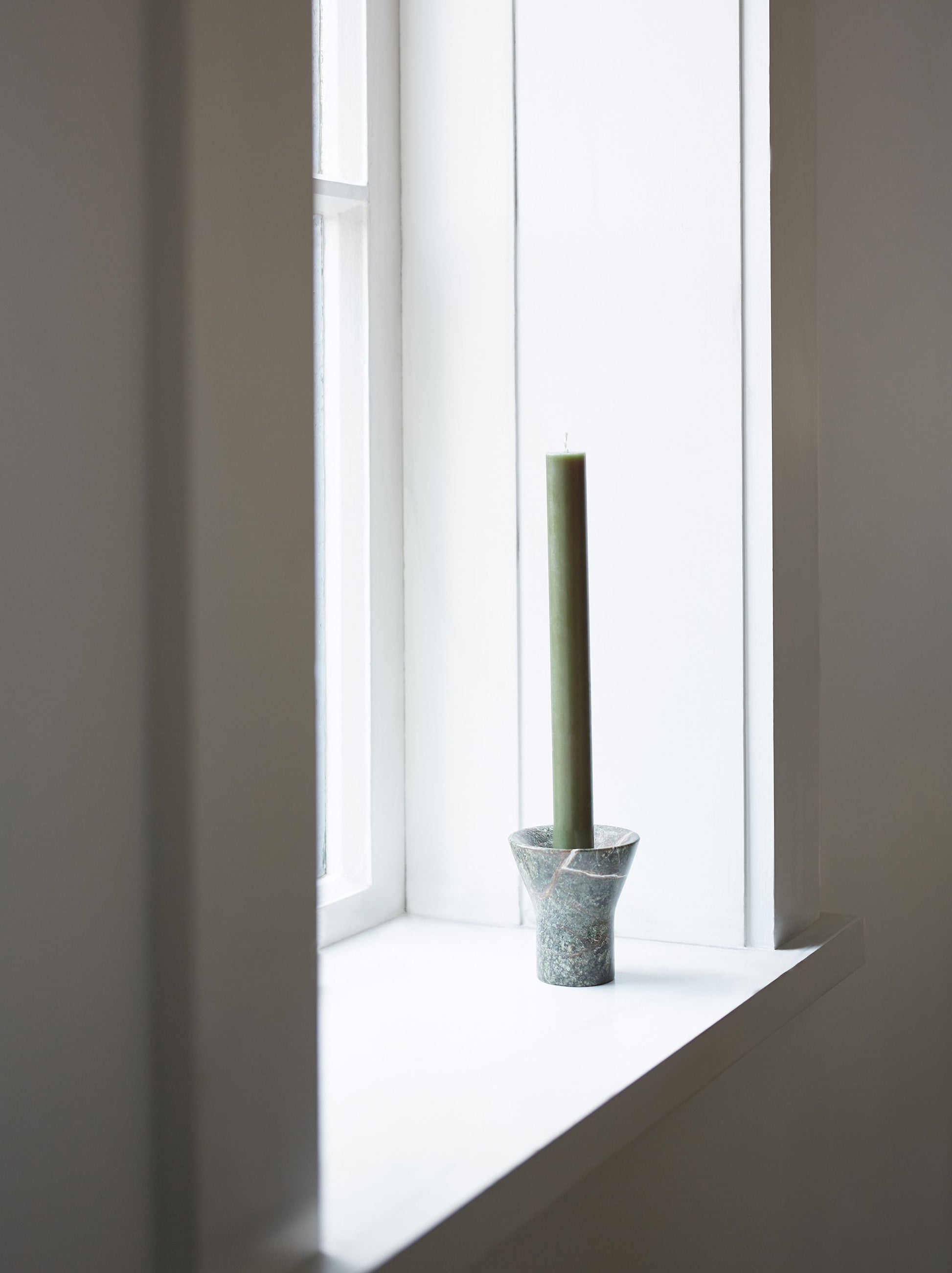 Flare Candle Holder Forest Green / One Size