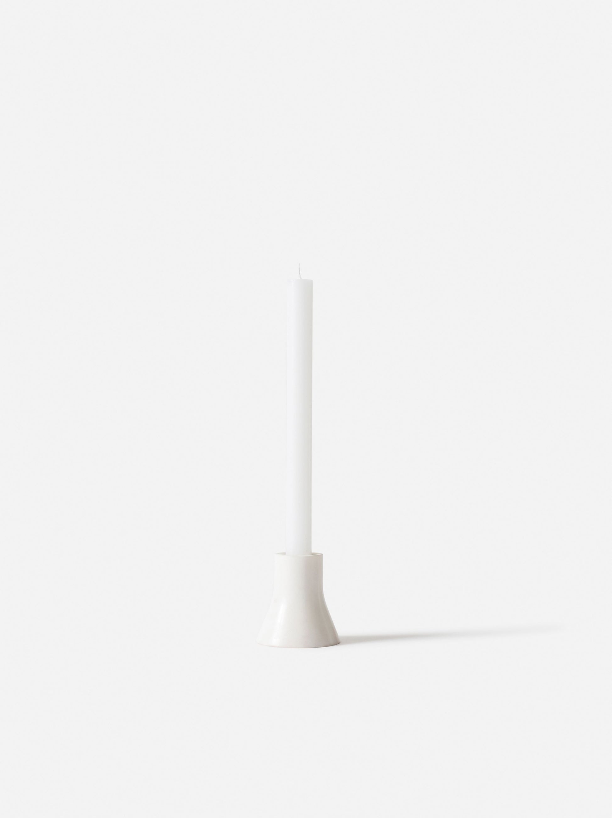 Flare Candle Holder White / One Size