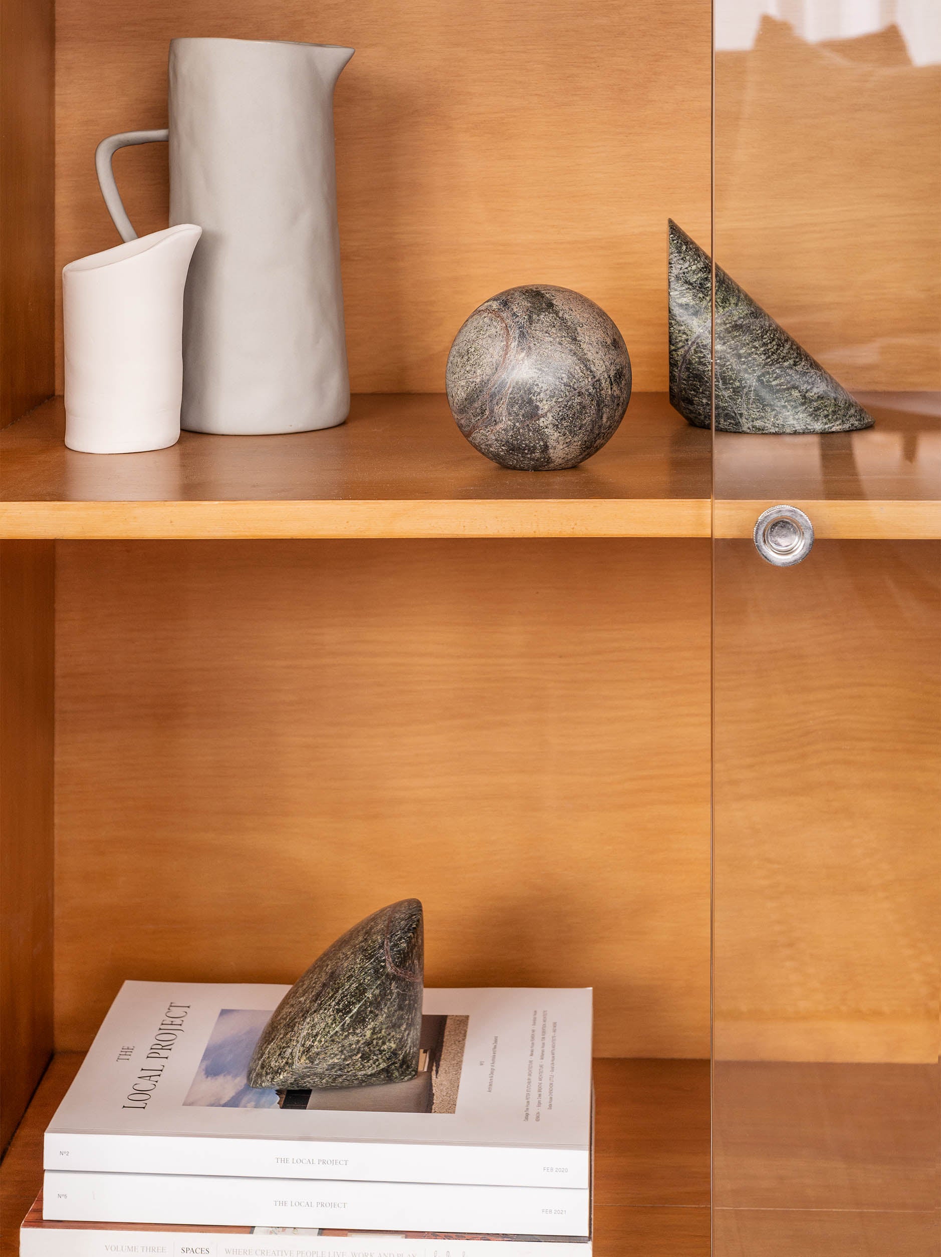 Geo Marble Sphere Forest Green / One Size