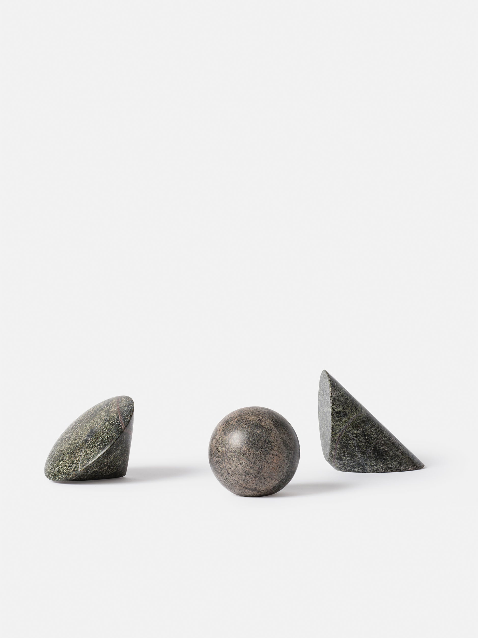 Geo Marble Wedge Forest Green / One Size