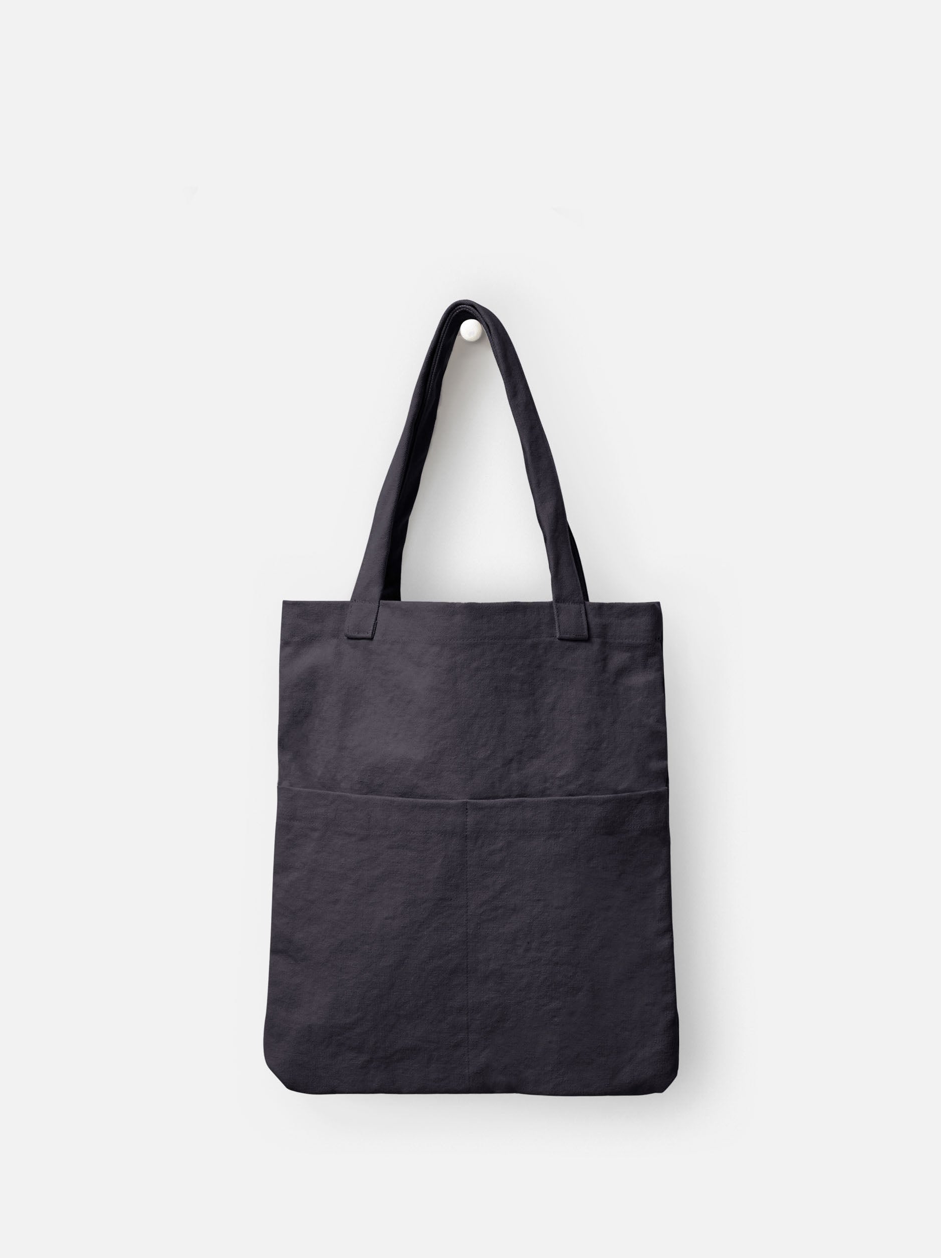 Canvas Tote Blue Black / One Size