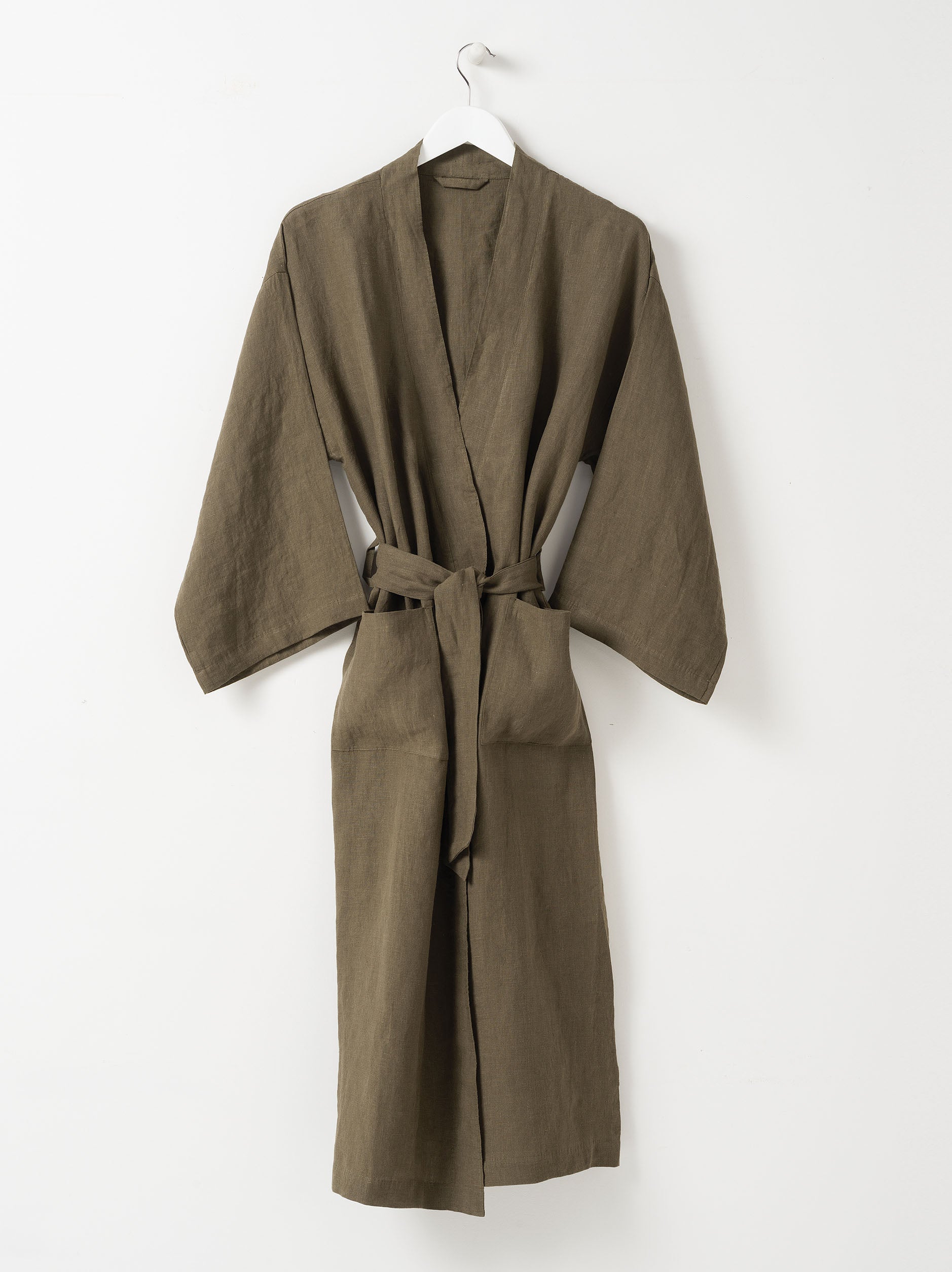 Ivy Linen Robe Ivy / Small/Medium