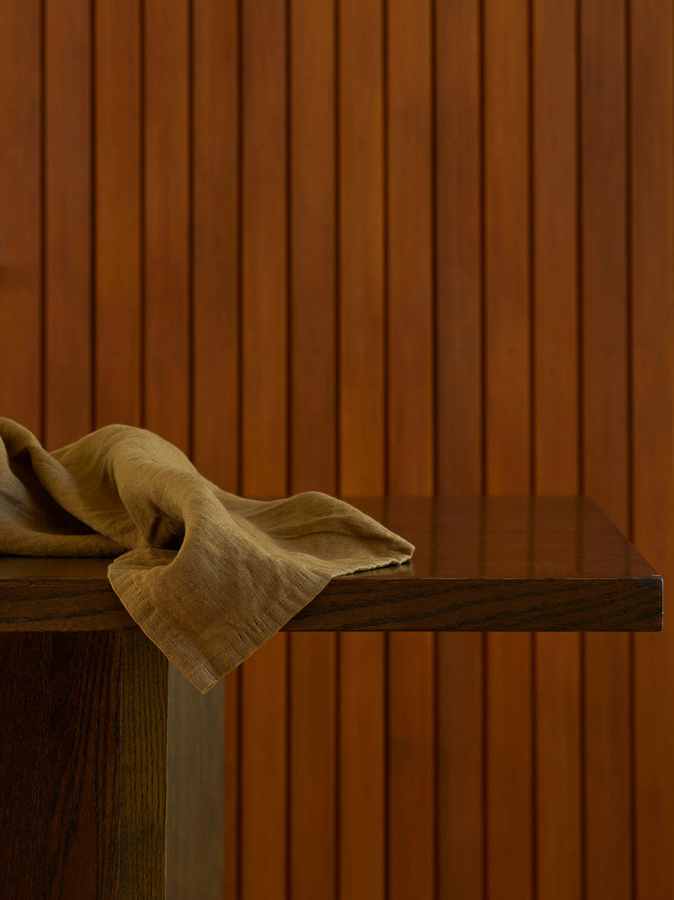 Ochre Linen Napkin Ochre / 17.71"L x 17.71"W