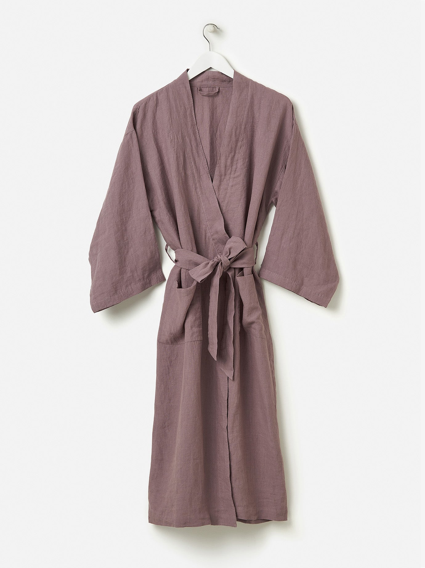 Lupin Womens Linen Robe Lupin / Large