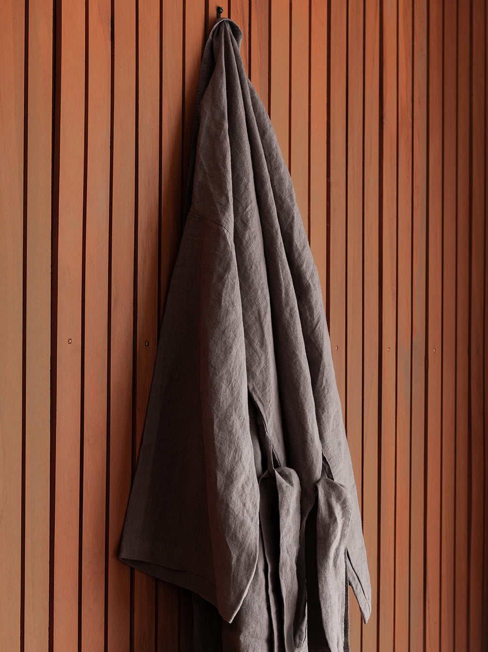 Lupin Womens Linen Robe Lupin / Large