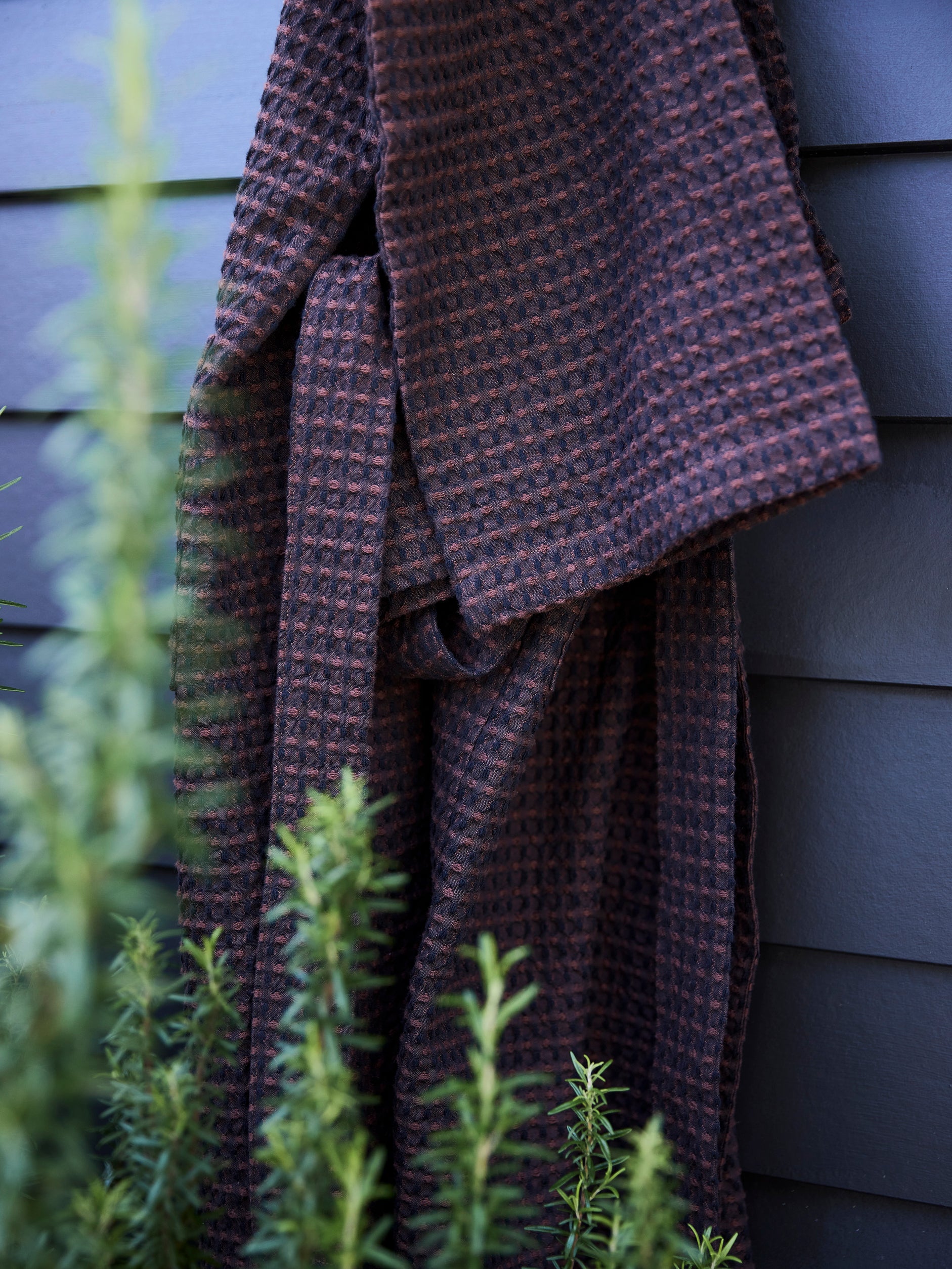 Aalto Mens Robe Midnight/Mahogany / Large/X-Large
