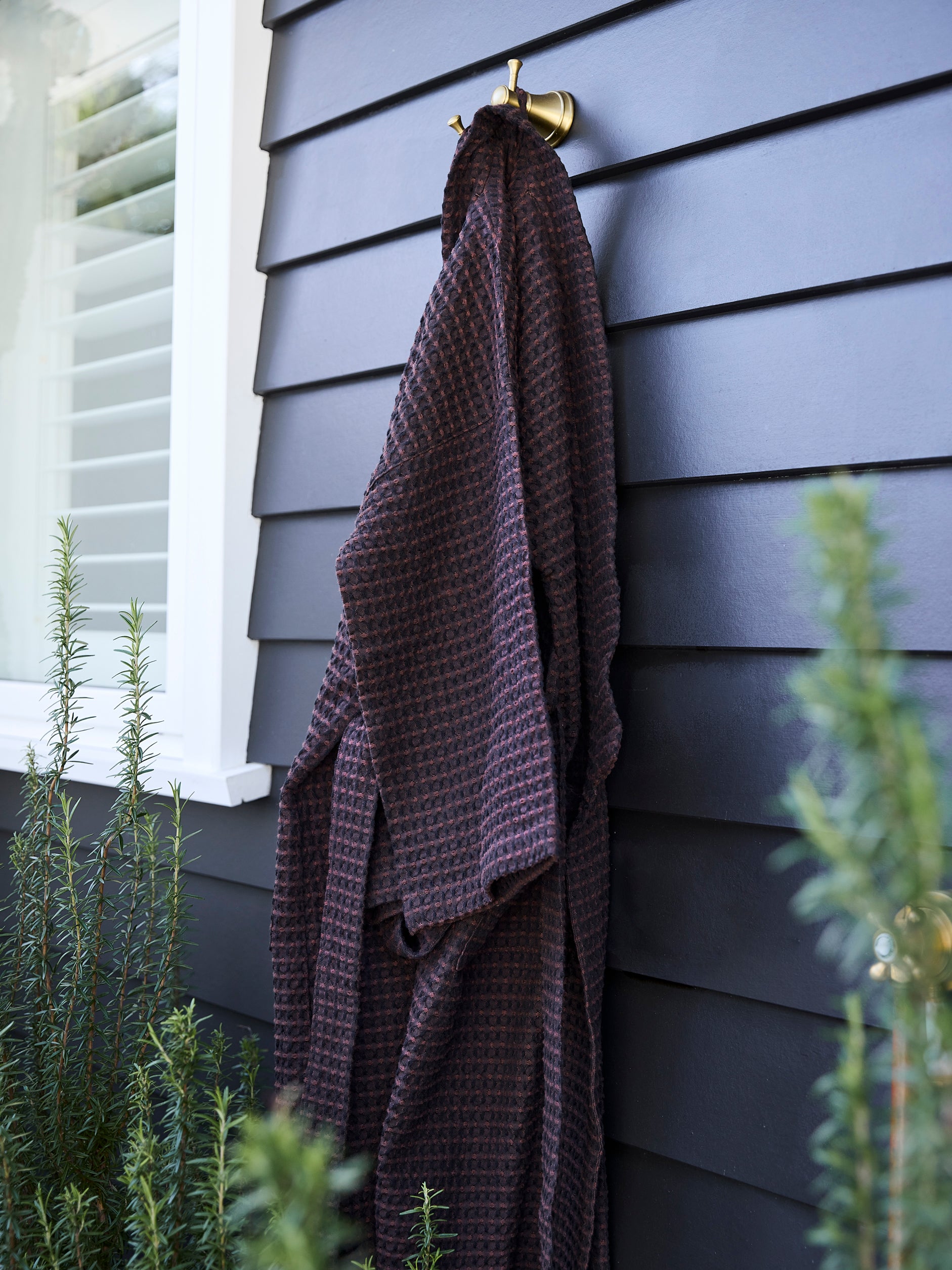 Aalto Womens Robe Midnight/Mahogany / Small/Medium