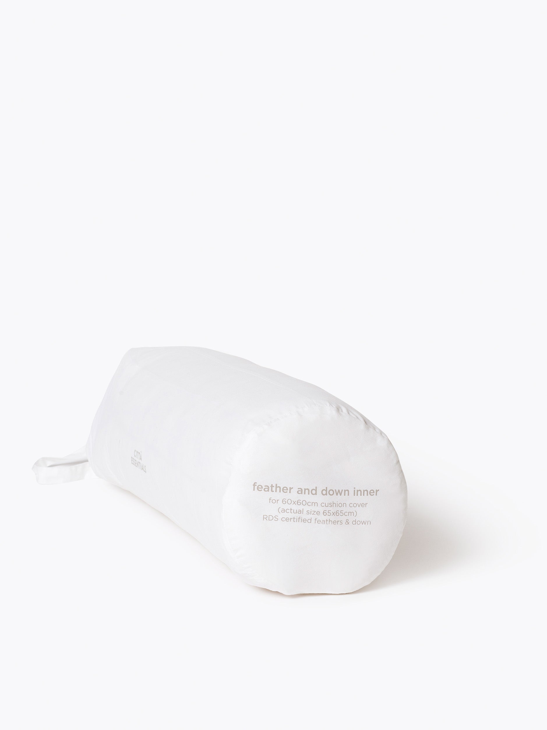 Feather & Down Inner for 60x60cm Cover White / for a 23.62"L x 23.62"W cover