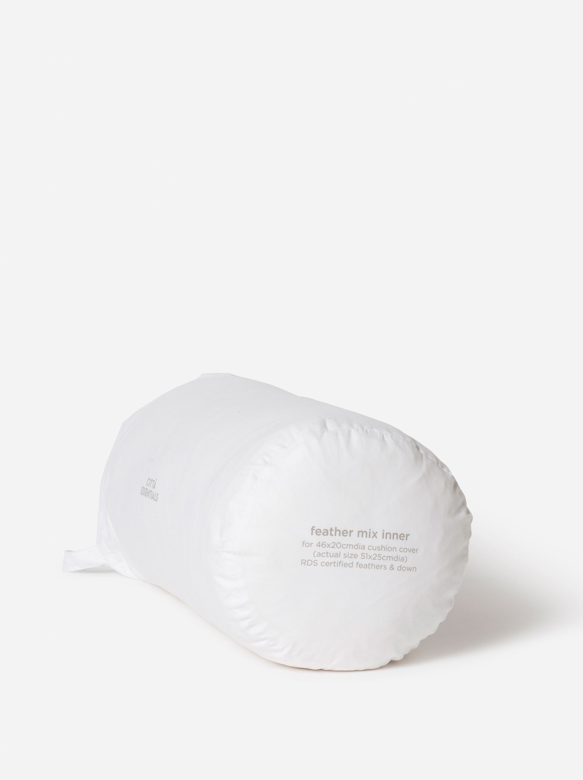 Feather Mix for 46x20cmdia Cover White / for a  18.11"dia. x 7.87"H cover