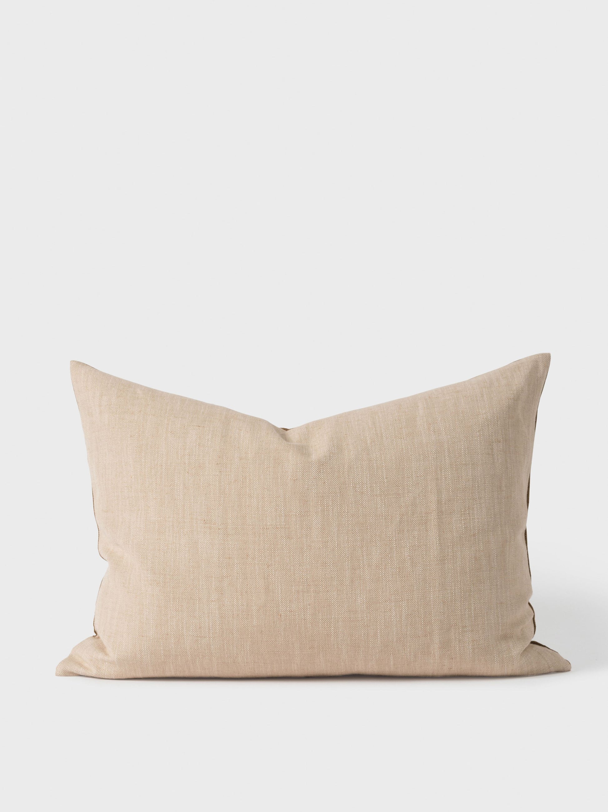 Amano Cushion Cover Bronze/Natural / 25.59"L x 19.68"W