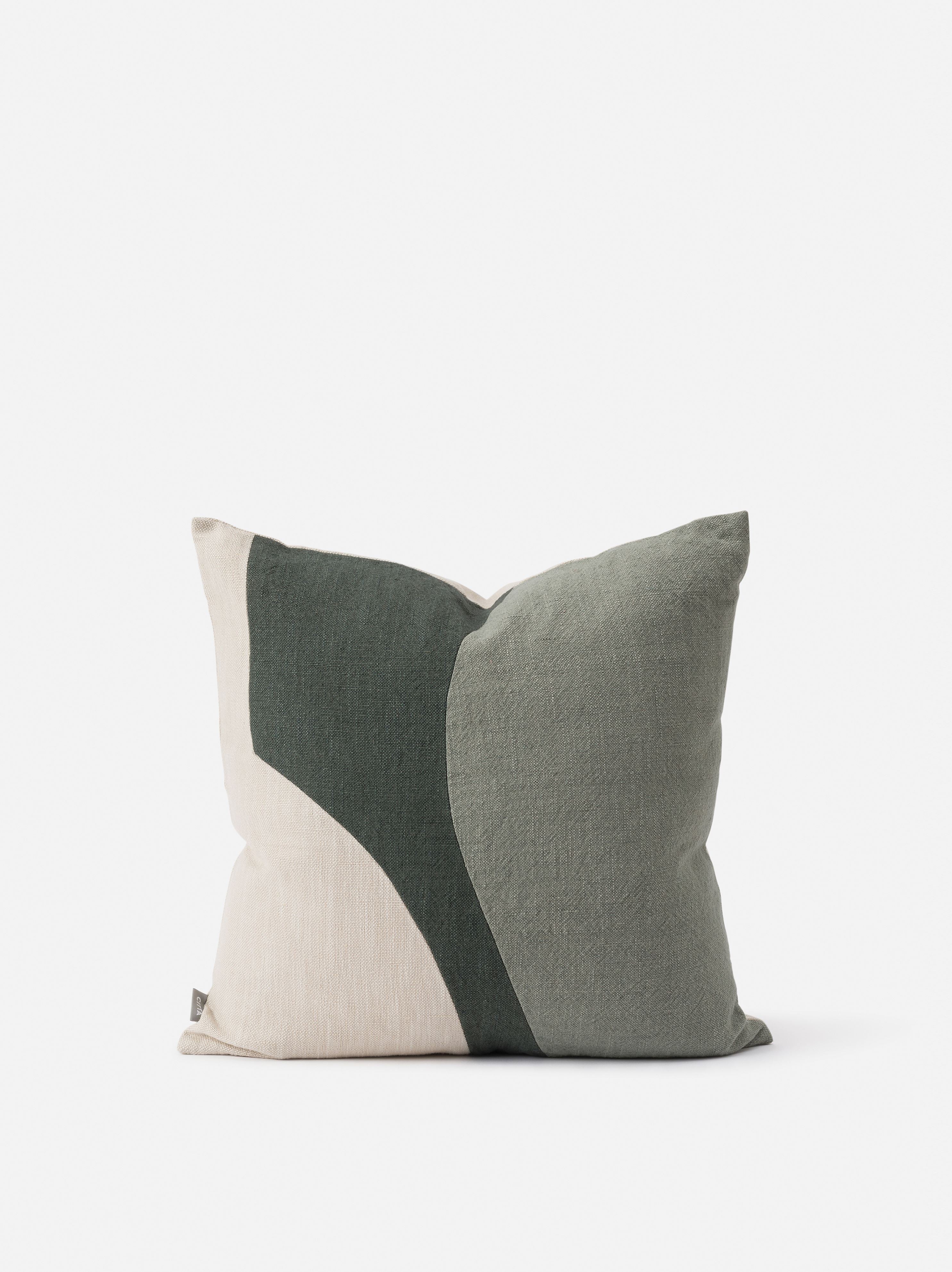 Form Study No.2 Patchwork Cushion Cover Multi / 19.68"L x 19.68"W