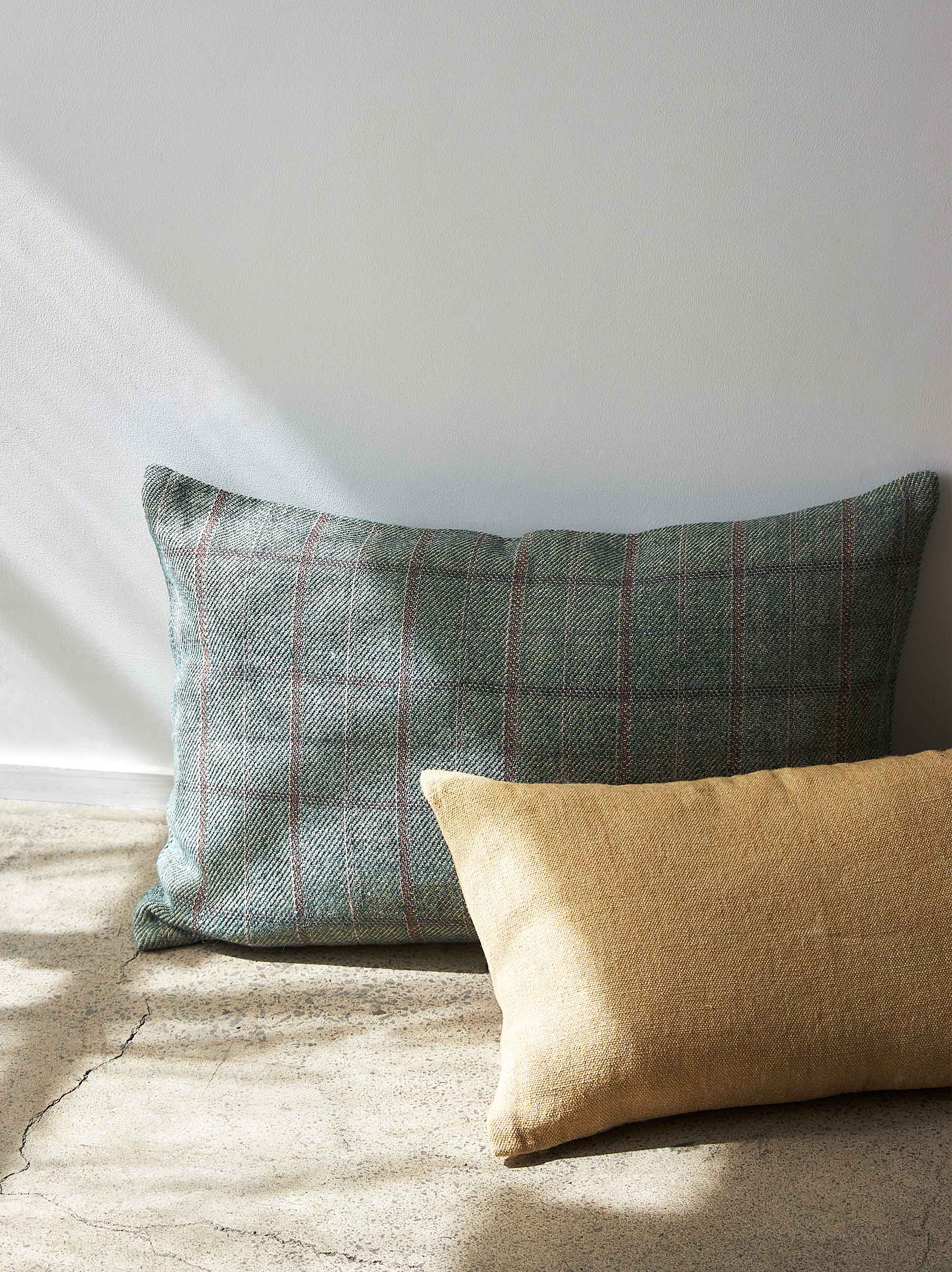 Twill Cushion Cover Eucalyptus/Multi / 23.62"L x 15.74"W