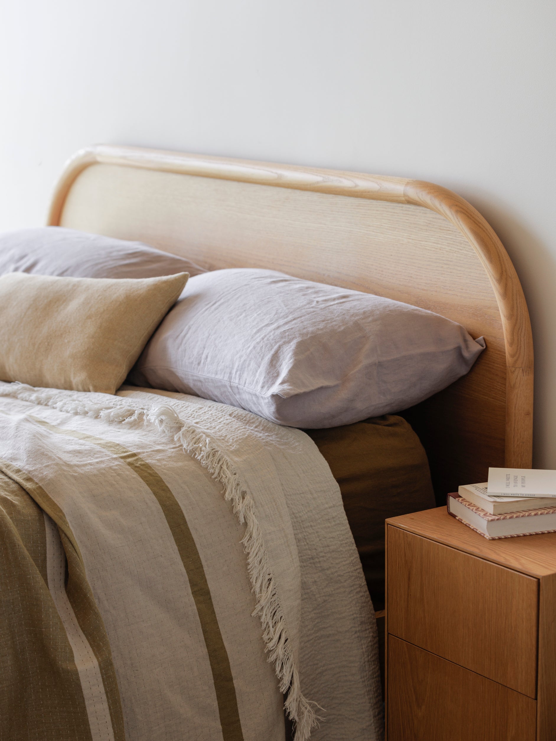 Ida Cushion Cover Butter / 19.68"L x 11.81"W