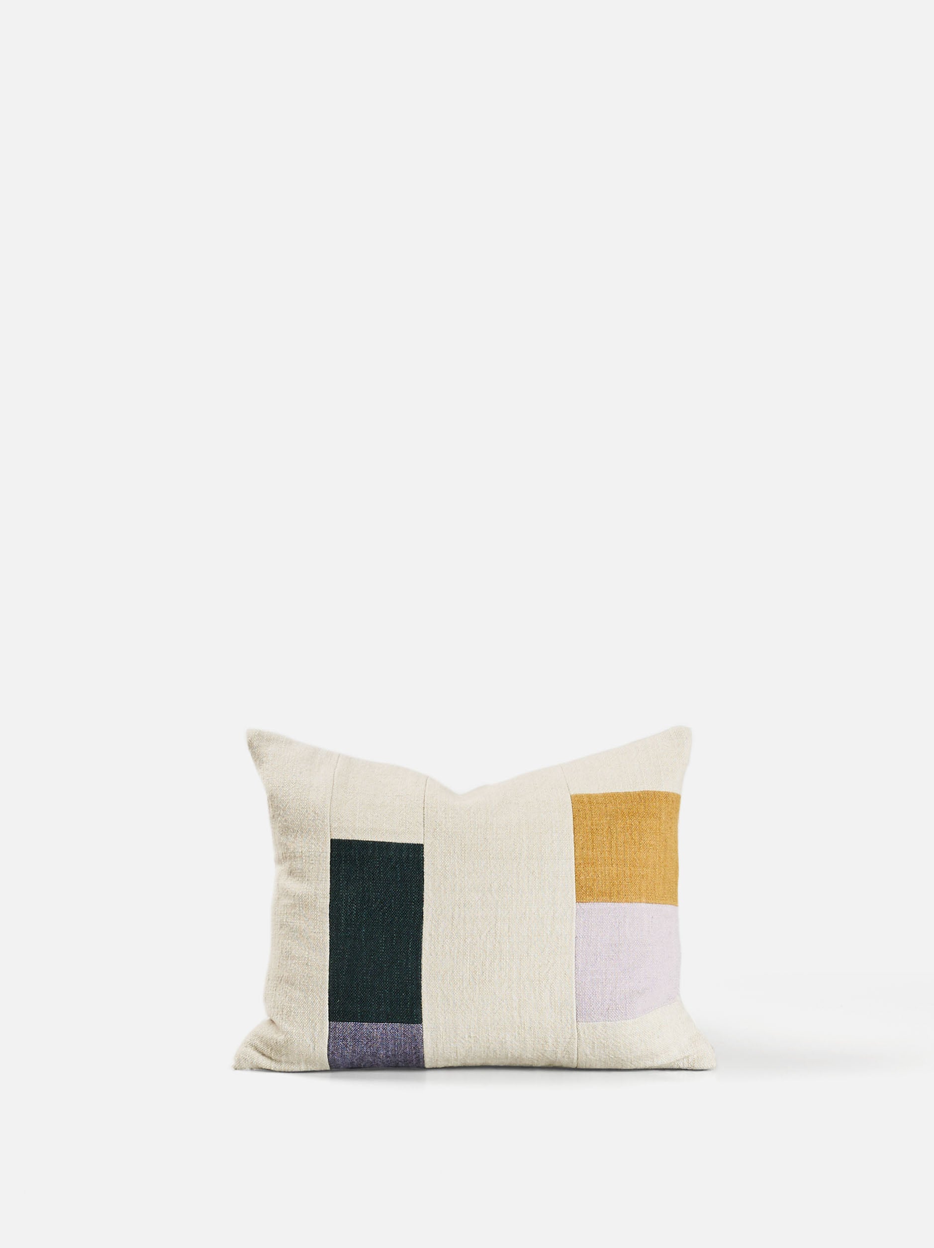 Build Cushion Cover Natural/Multi / 17.71"L x 13.77"W