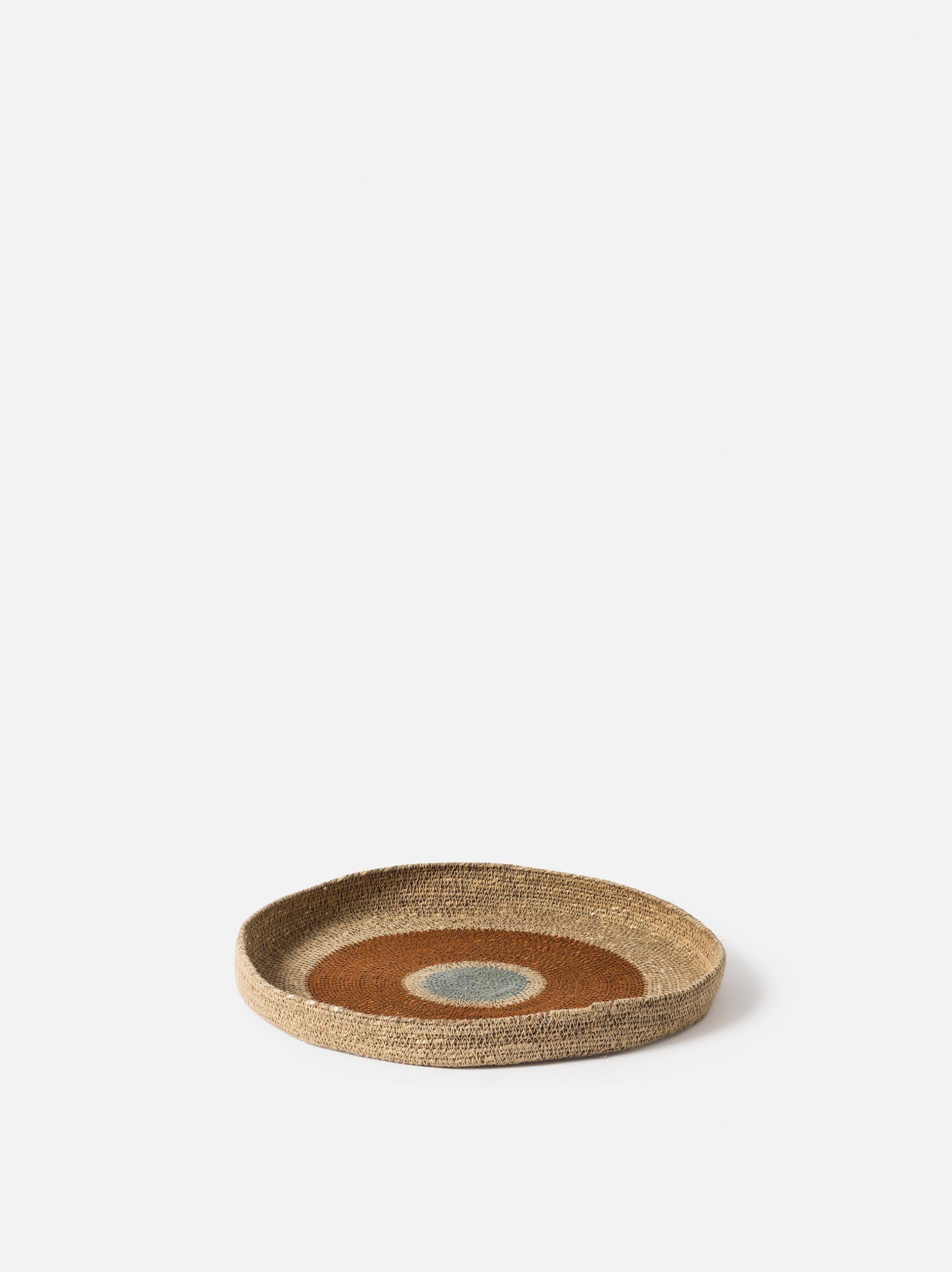 Pinto Basket Orange Peel/Puddle / 14.96"dia. x 1.57"H
