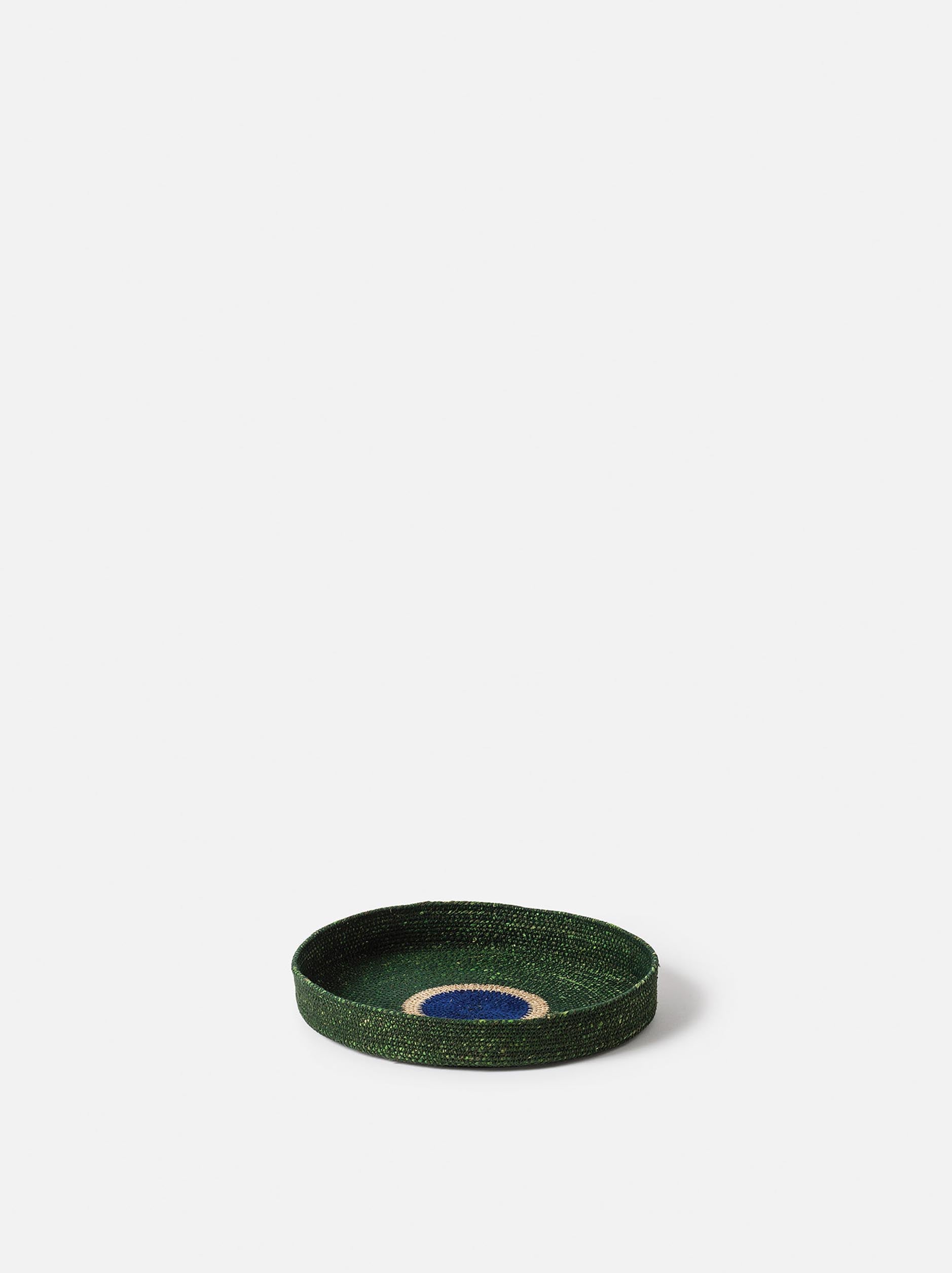 Pinto Basket Spirulina/Cobalt / 11.02"dia. x 1.57"H