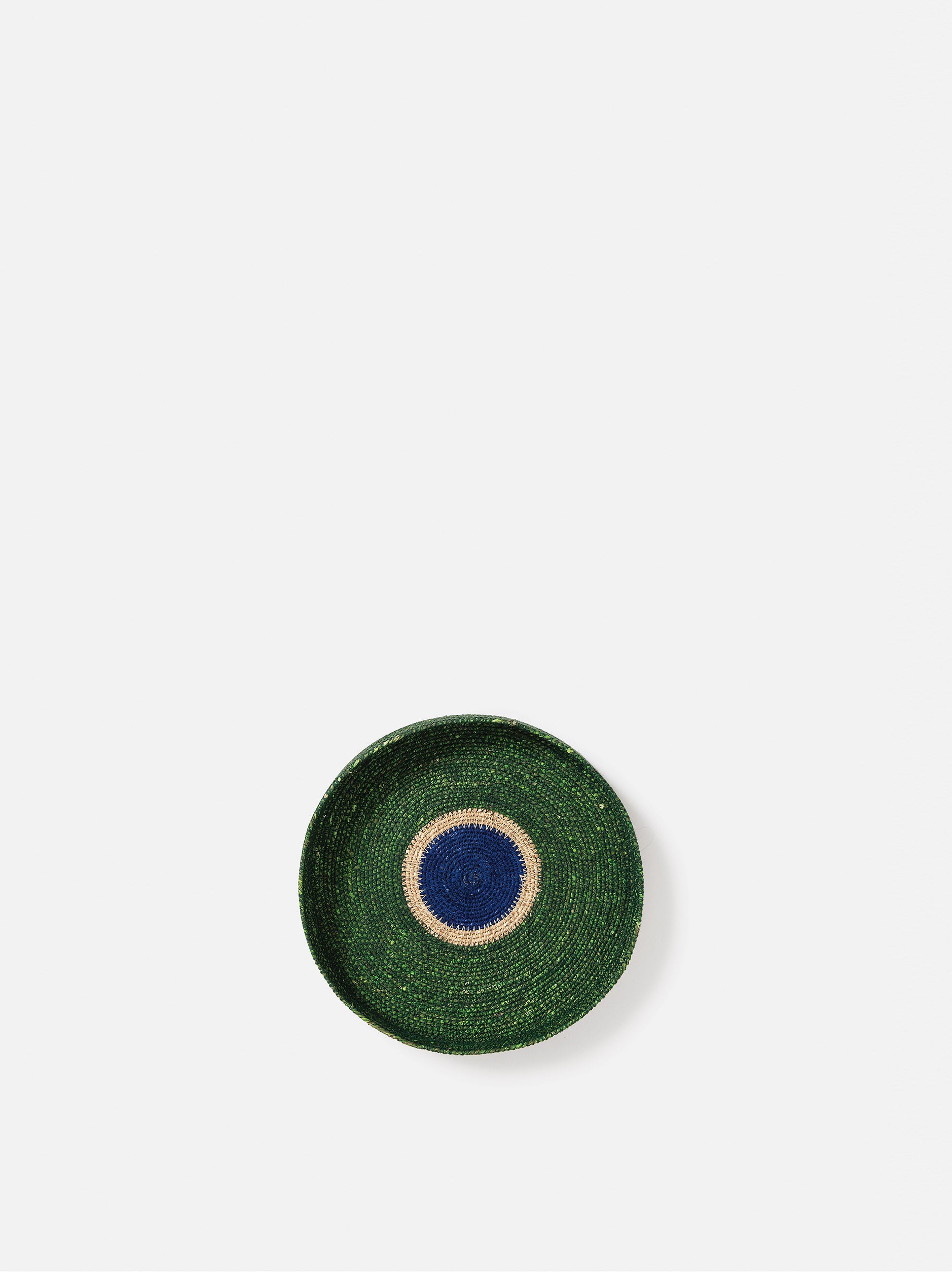 Pinto Basket Spirulina/Cobalt / 11.02"dia. x 1.57"H