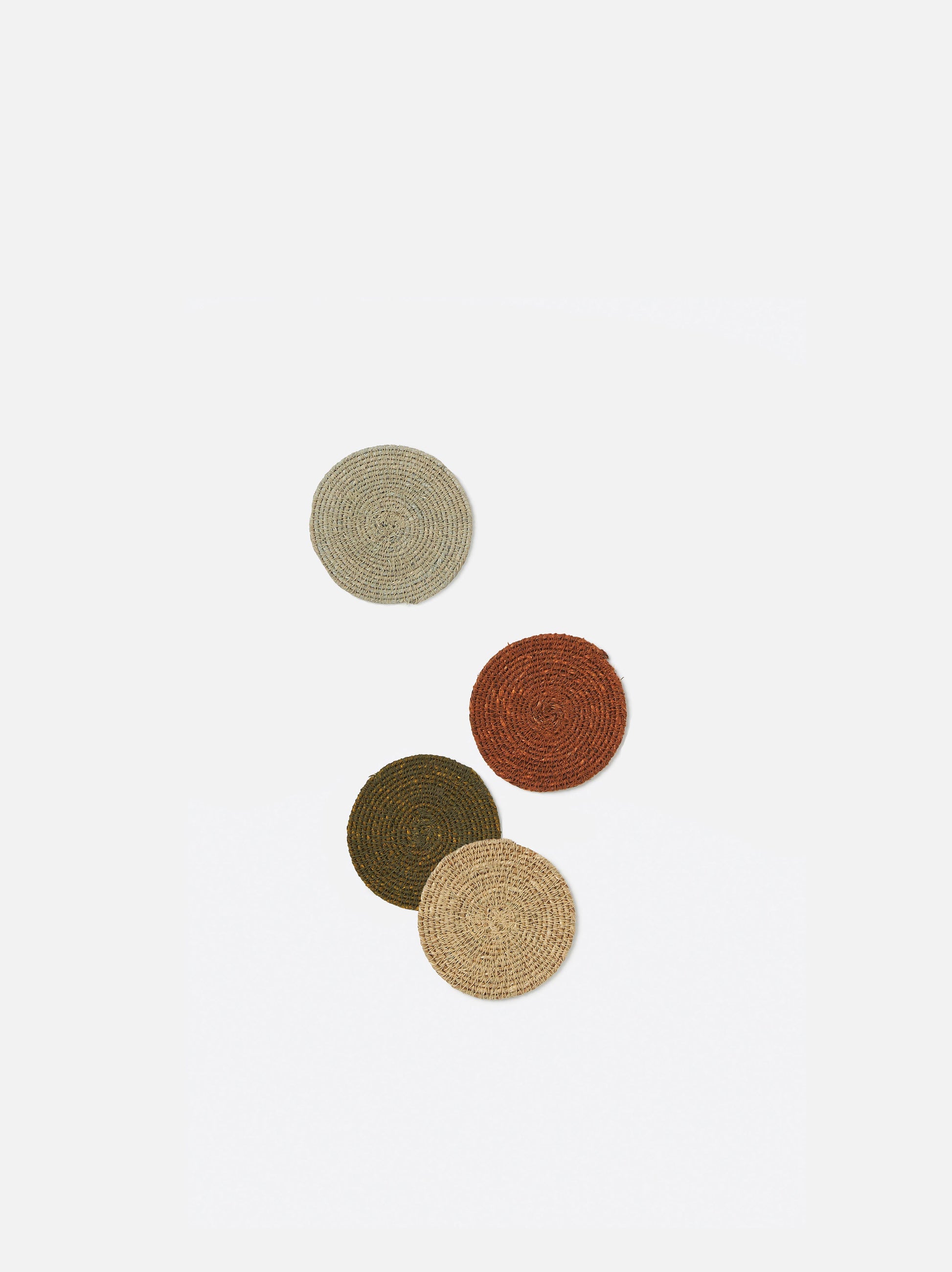 Pinto Coaster S/4 Ivy/Multi / 3.93"dia.