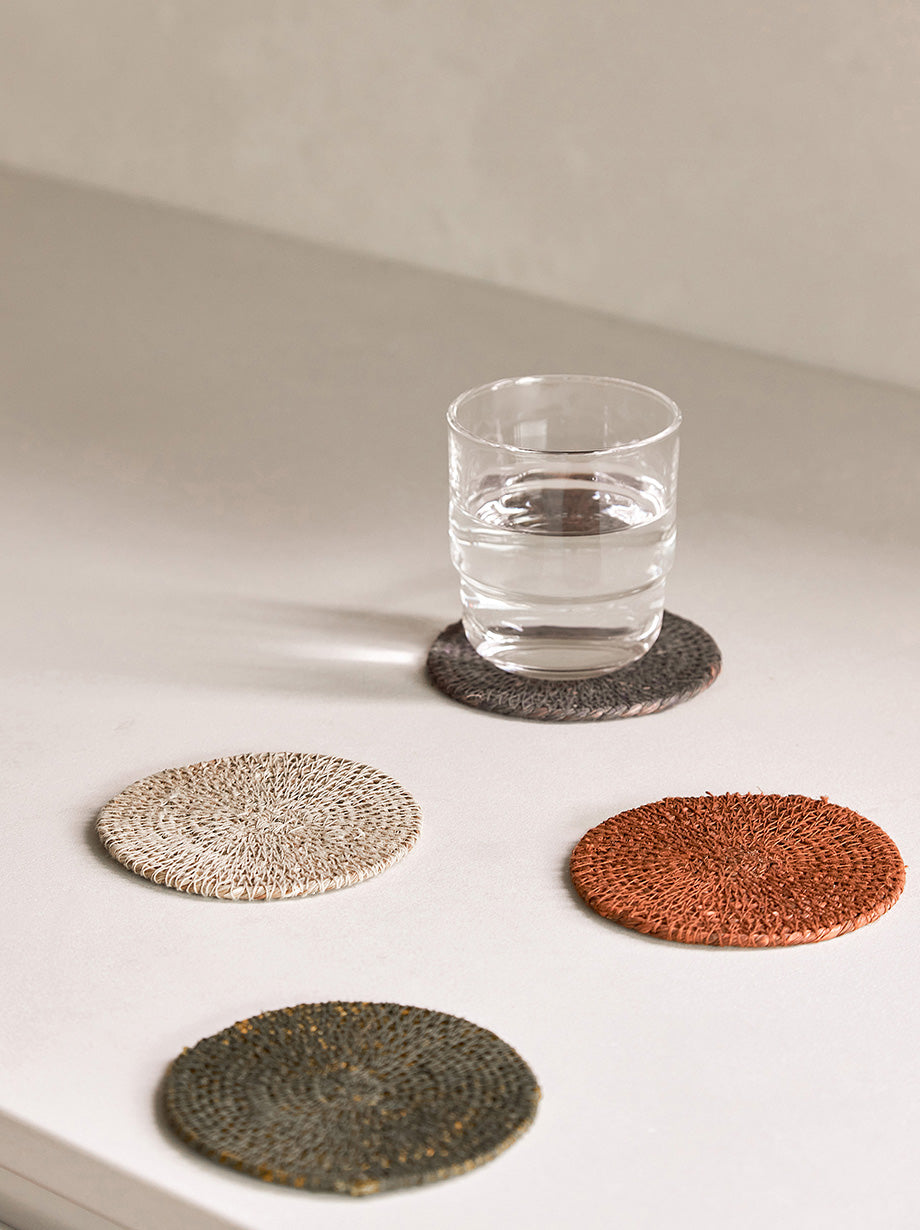 Pinto Coaster S/4 Ivy/Multi / 3.93"dia.