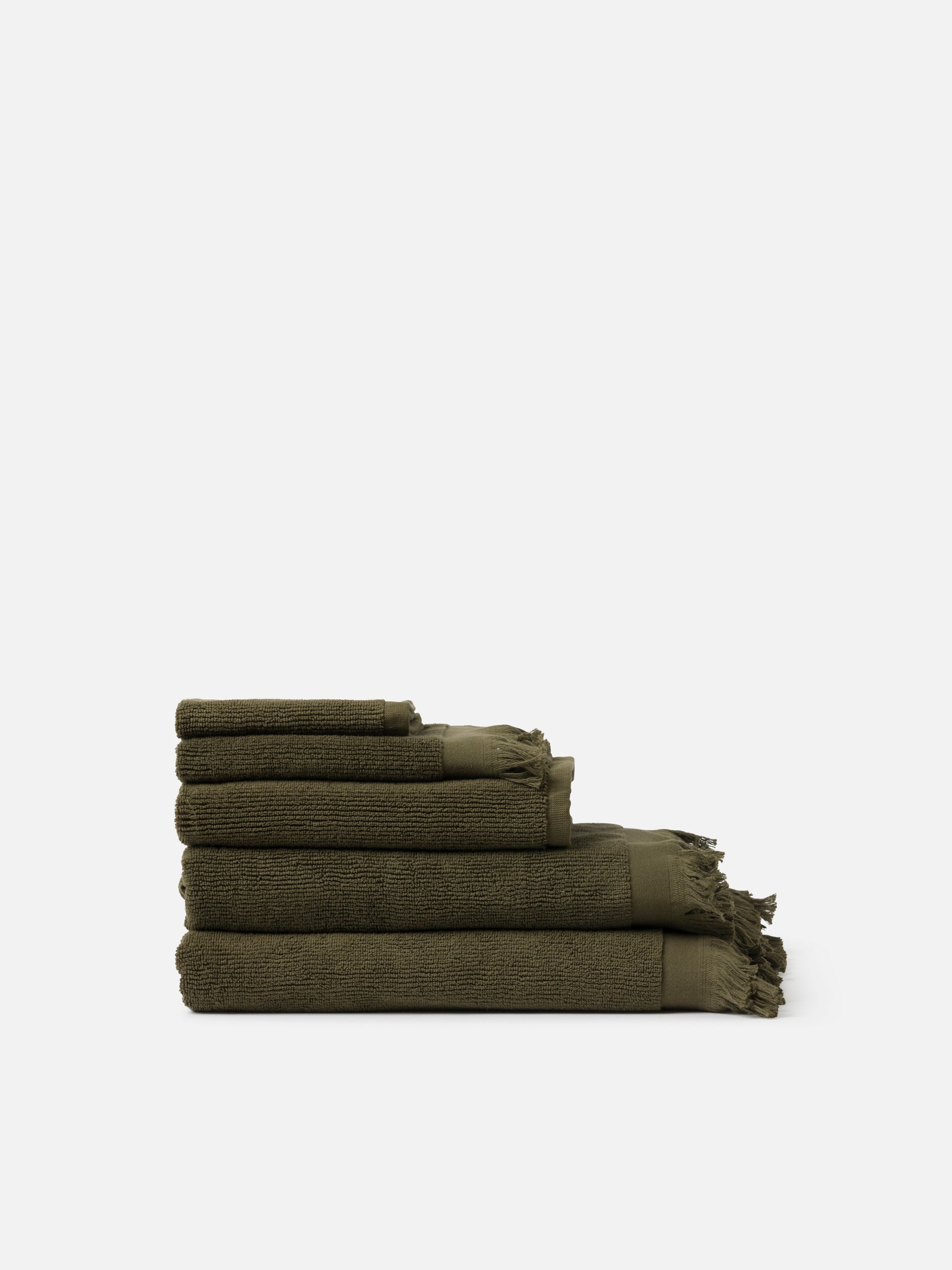 Egyptian Cotton Towel Range Ivy / Face Cloth