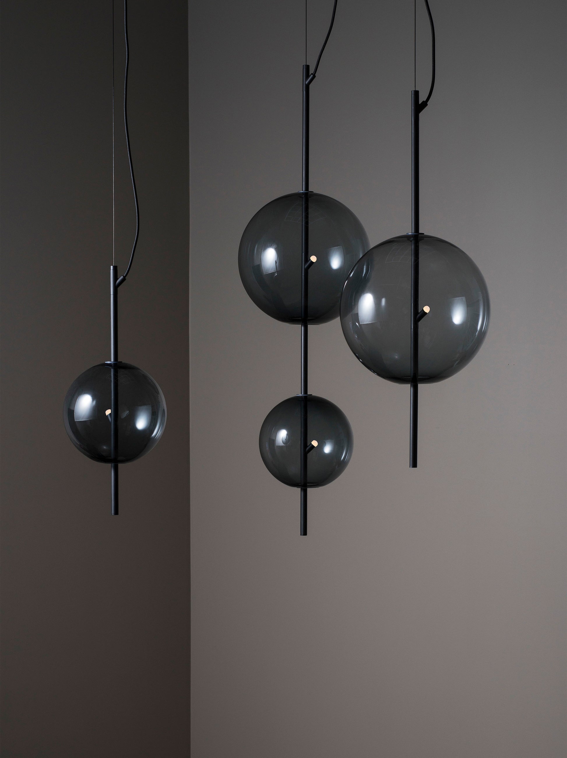 Point Pendant Extension Black / Small