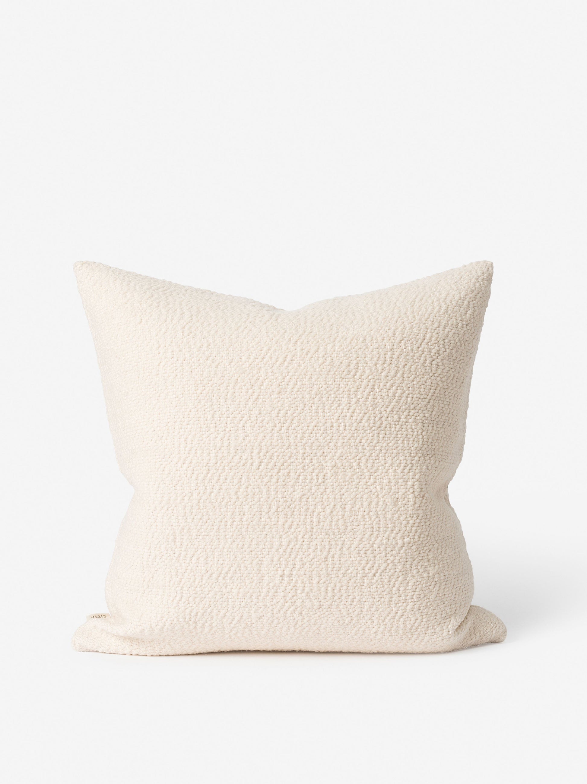 Lazo Wool Boucle Cushion Cover Natural / 21.65"L x 21.65"W