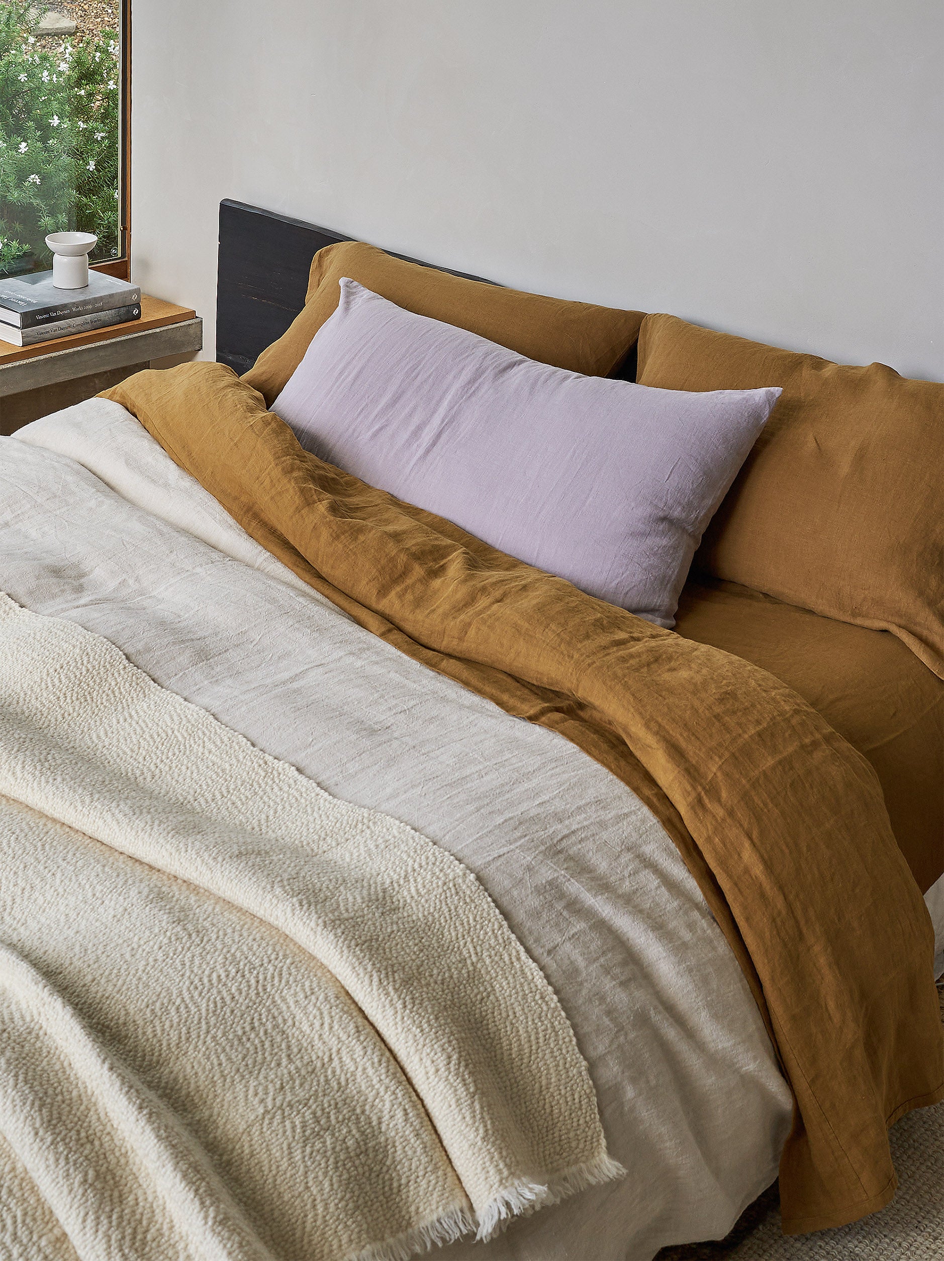 Boucle Wool Throw Natural / Large