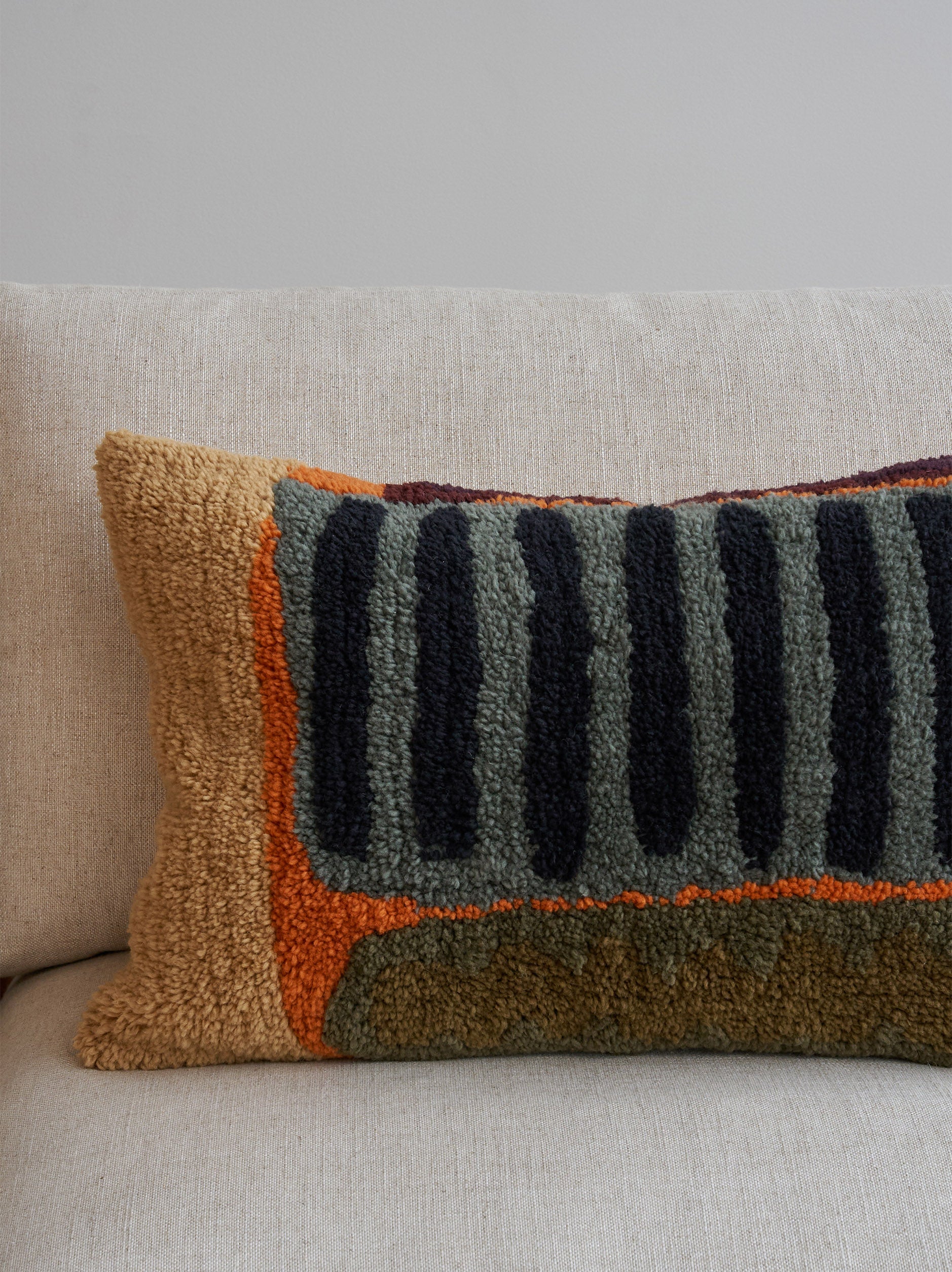 Maja Woollen Cushion Cover Multi / 23.62"L x 15.74"W