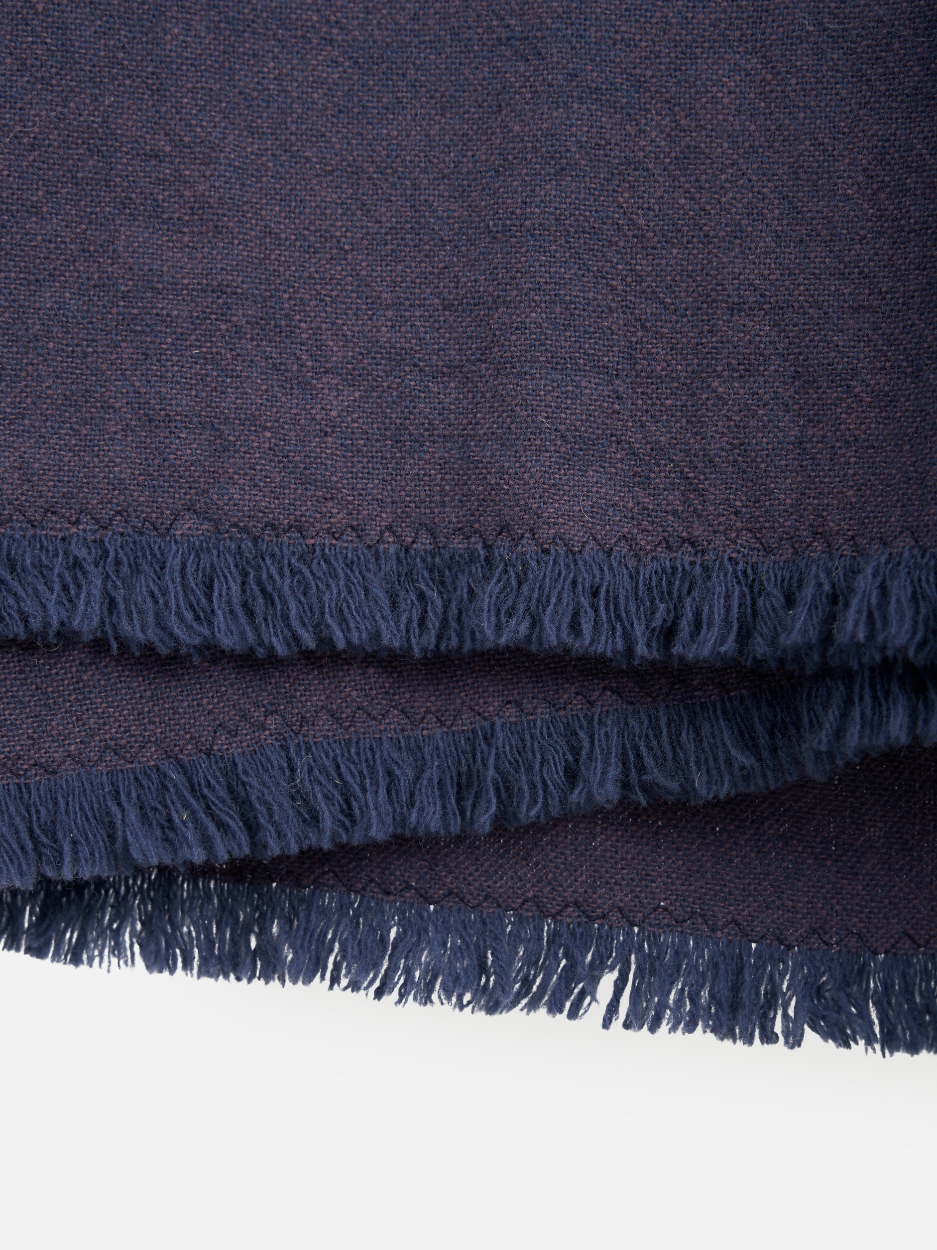 Oslo Lambswool Throw Oxford Blue/Lupin / 70.86"L x 55.11"W
