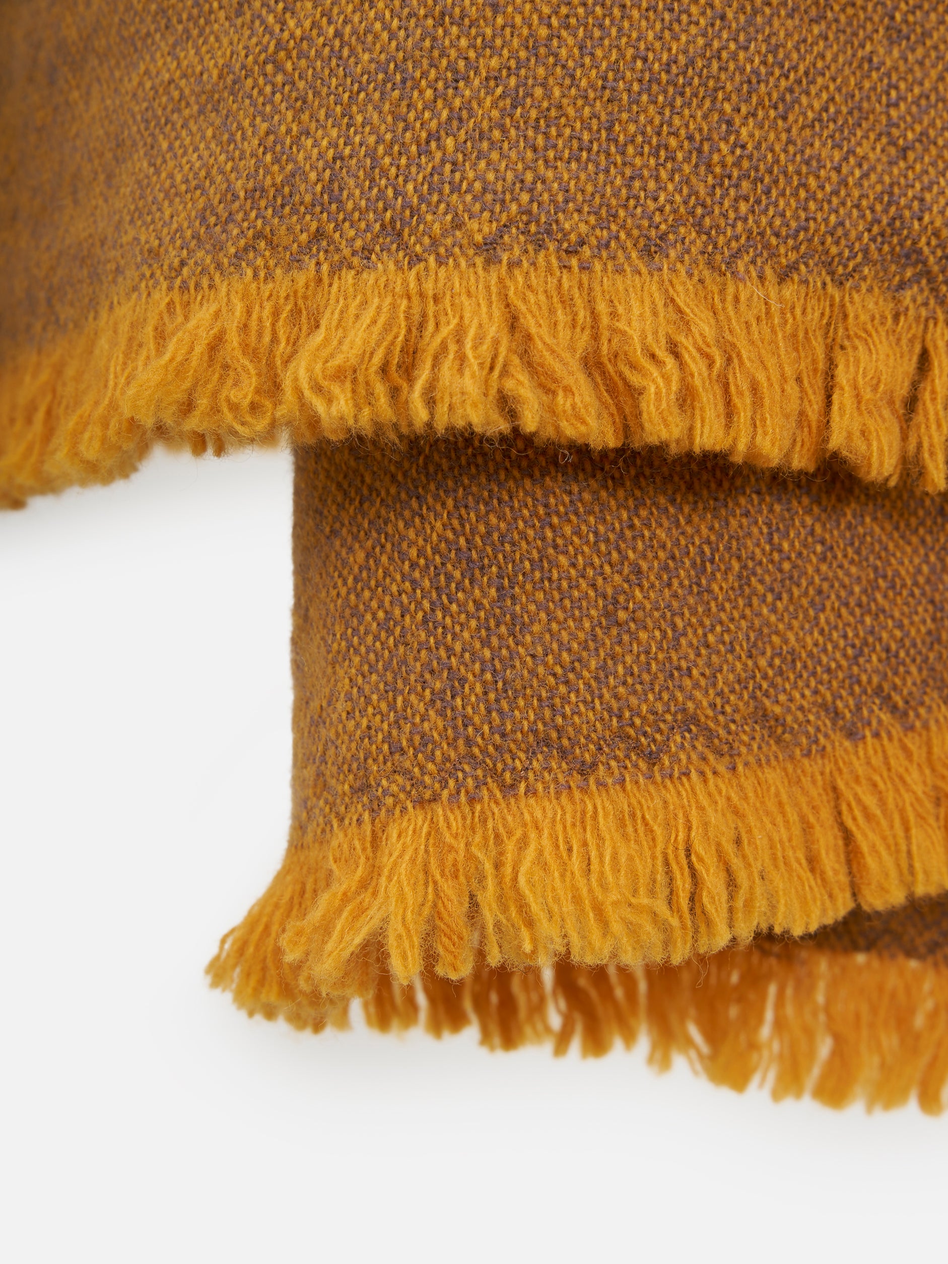 Oslo Lambswool Throw Satsuma/Lupin / 55.11" x 70.86"