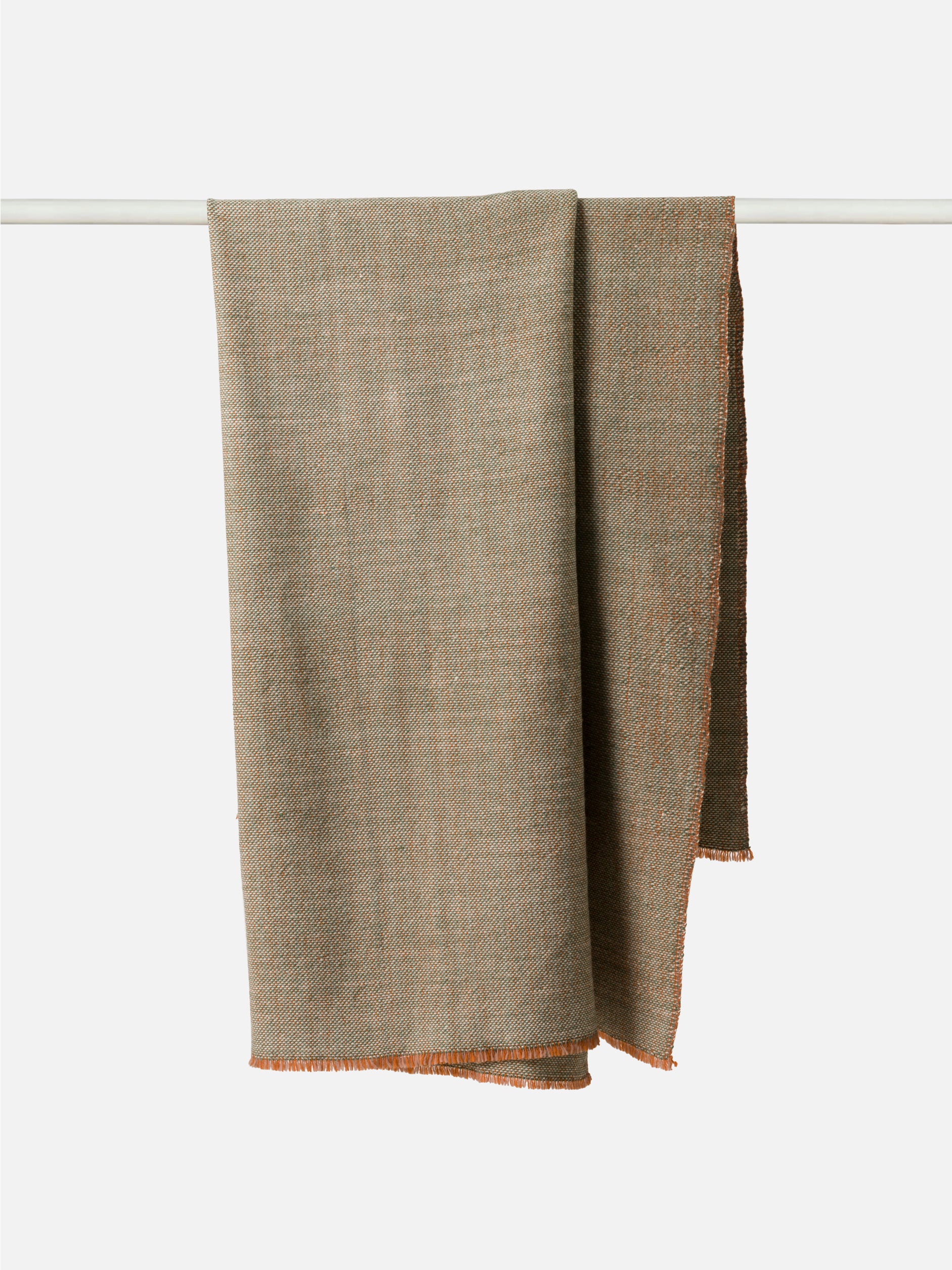 Misto Blanket Spearmint/Orange / 62.99" x 82.67"