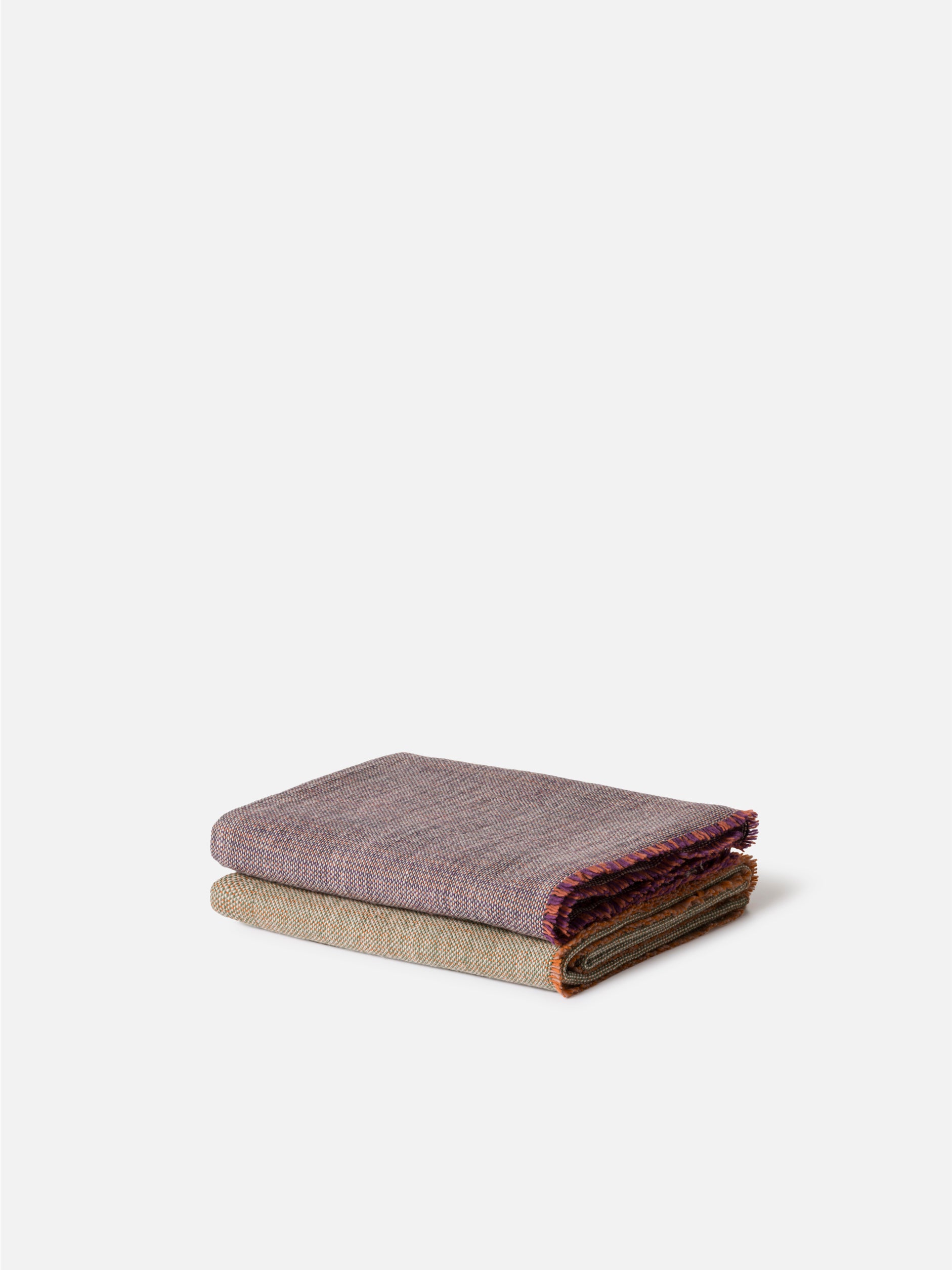 Misto Blanket Spearmint/Orange / 62.99" x 82.67"