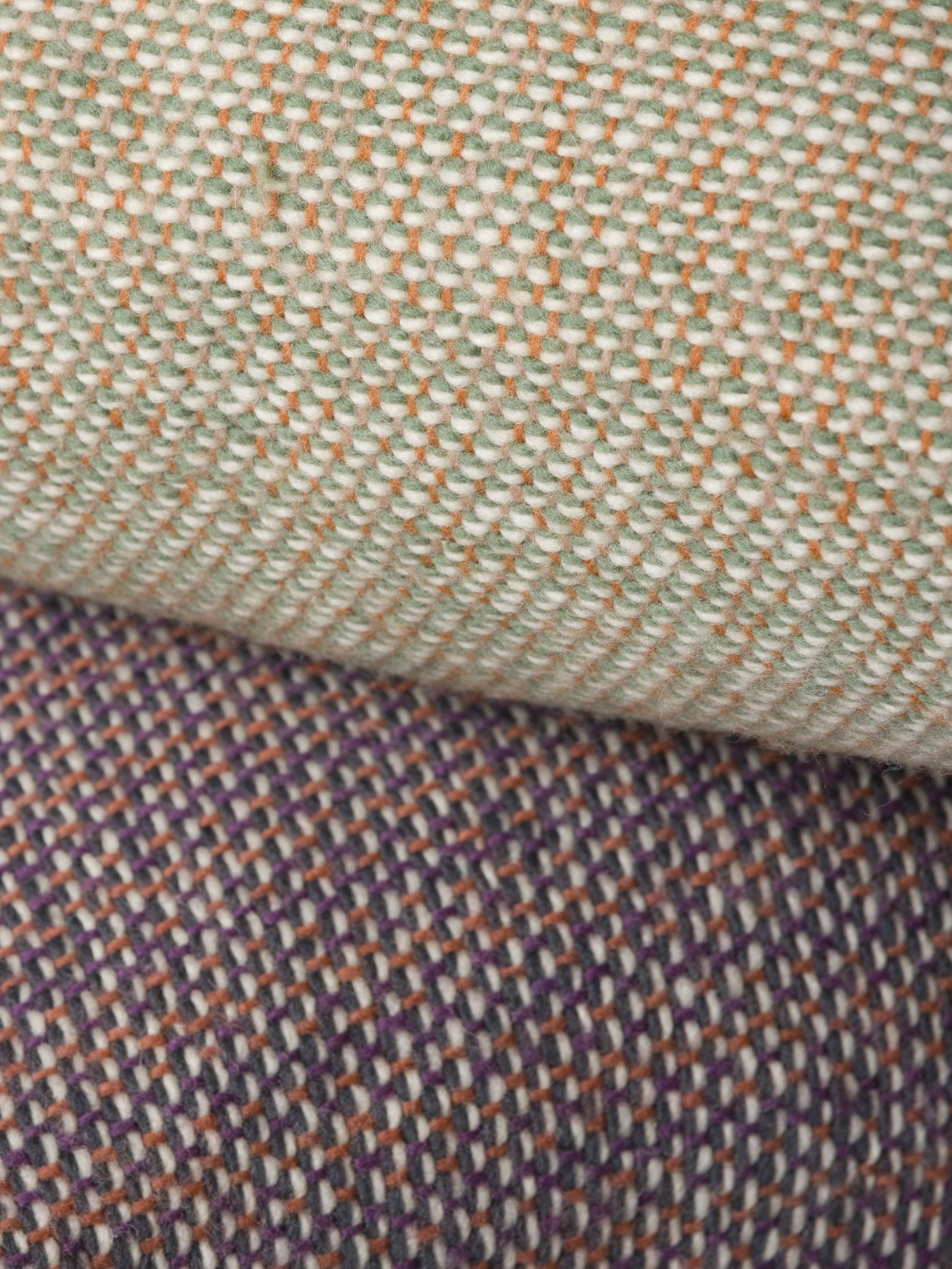 Misto Cushion Cover Spearmint/Orange / 23.62" x 23.62"