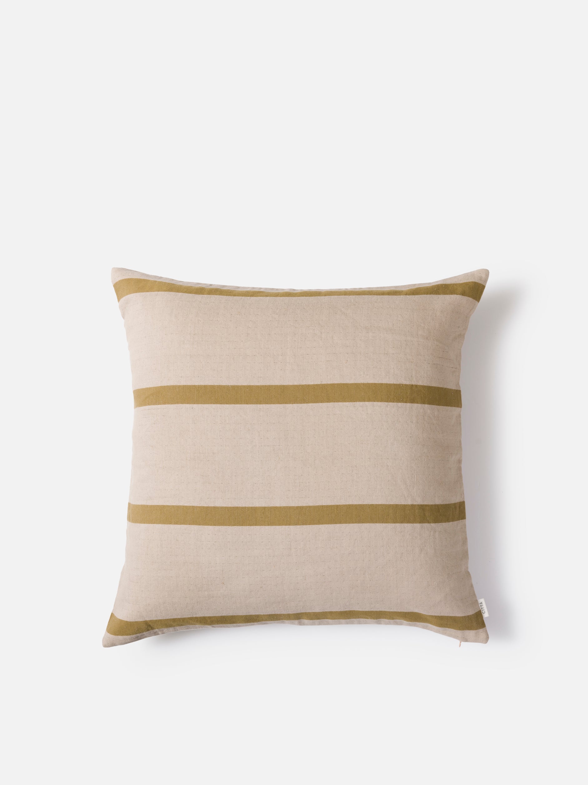 Carnival Euro Cushion Natural/Cider / European Pillowcase