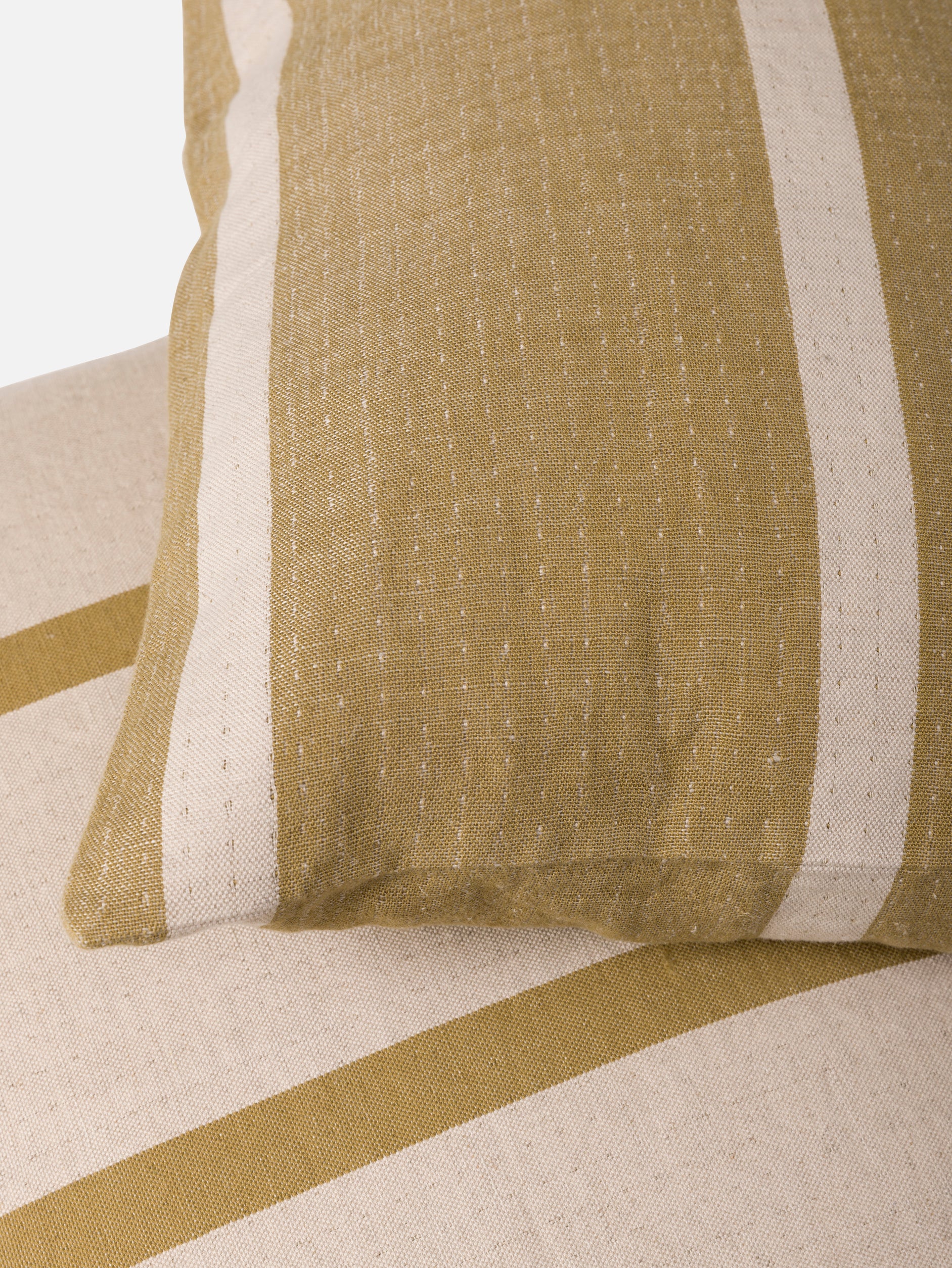 Carnival Euro Cushion Natural/Cider / European Pillowcase