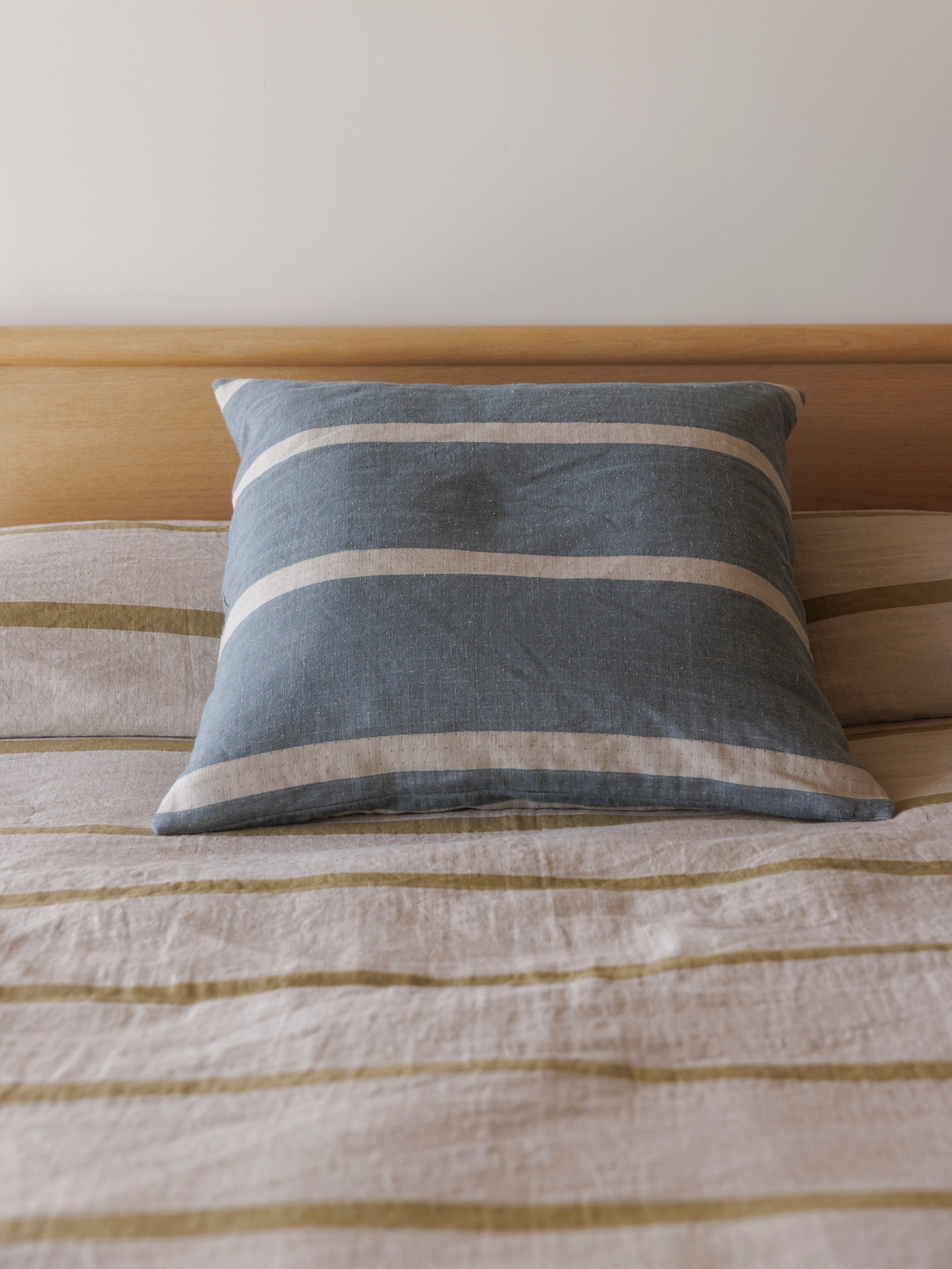 Carnival Euro Cushion Air Force Blue/Natural / European Pillowcase