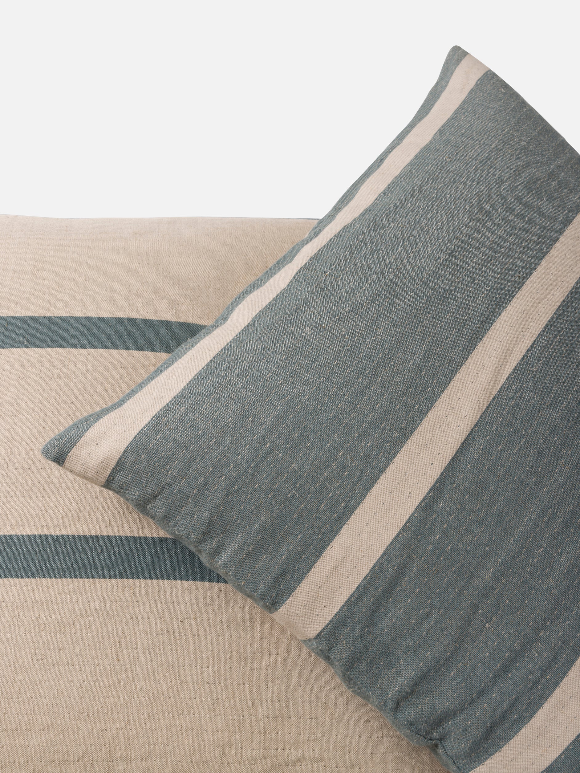 Carnival Euro Cushion Air Force Blue/Natural / European Pillowcase